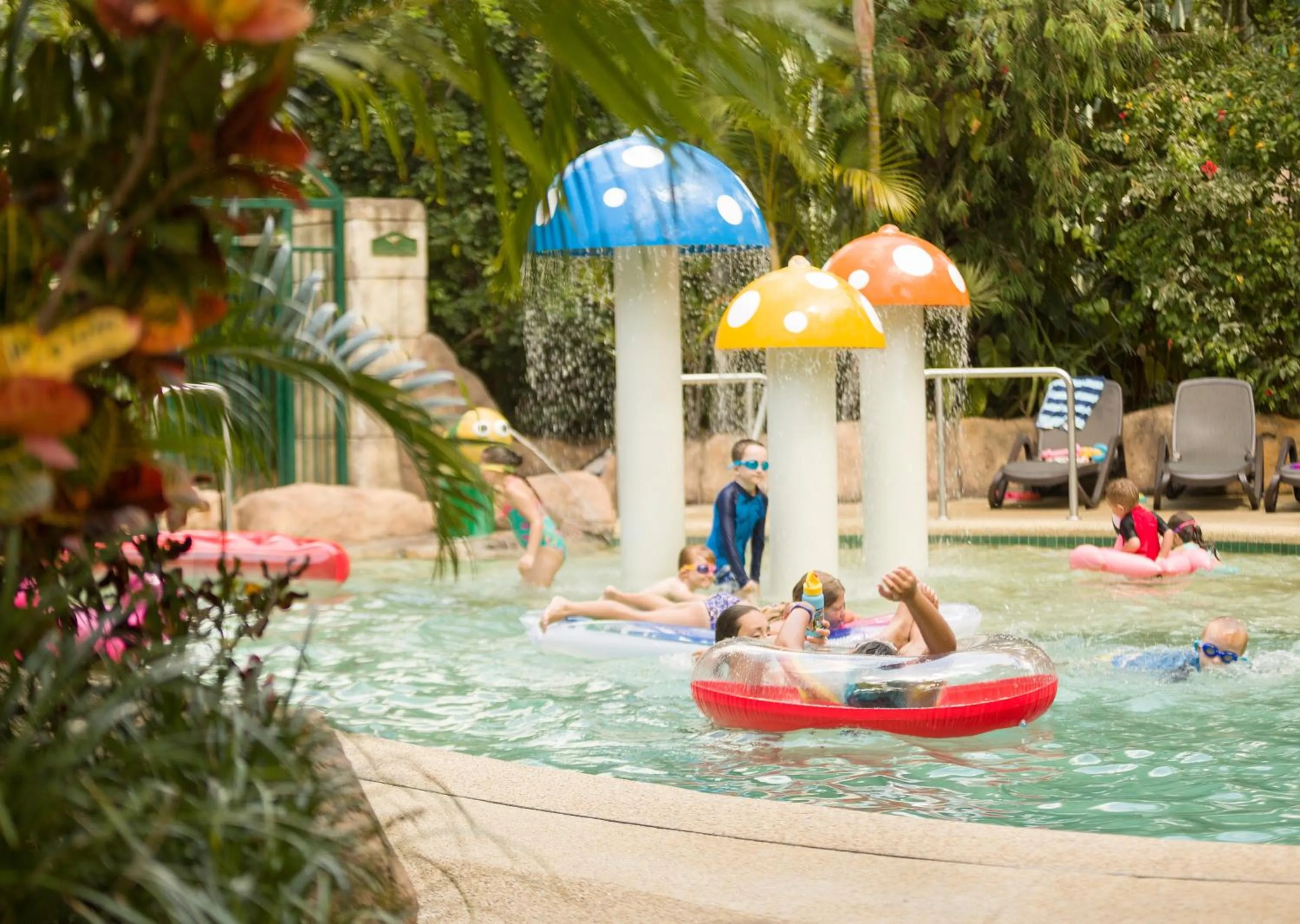 Swimming pool in Ashmore Palms Holiday Village