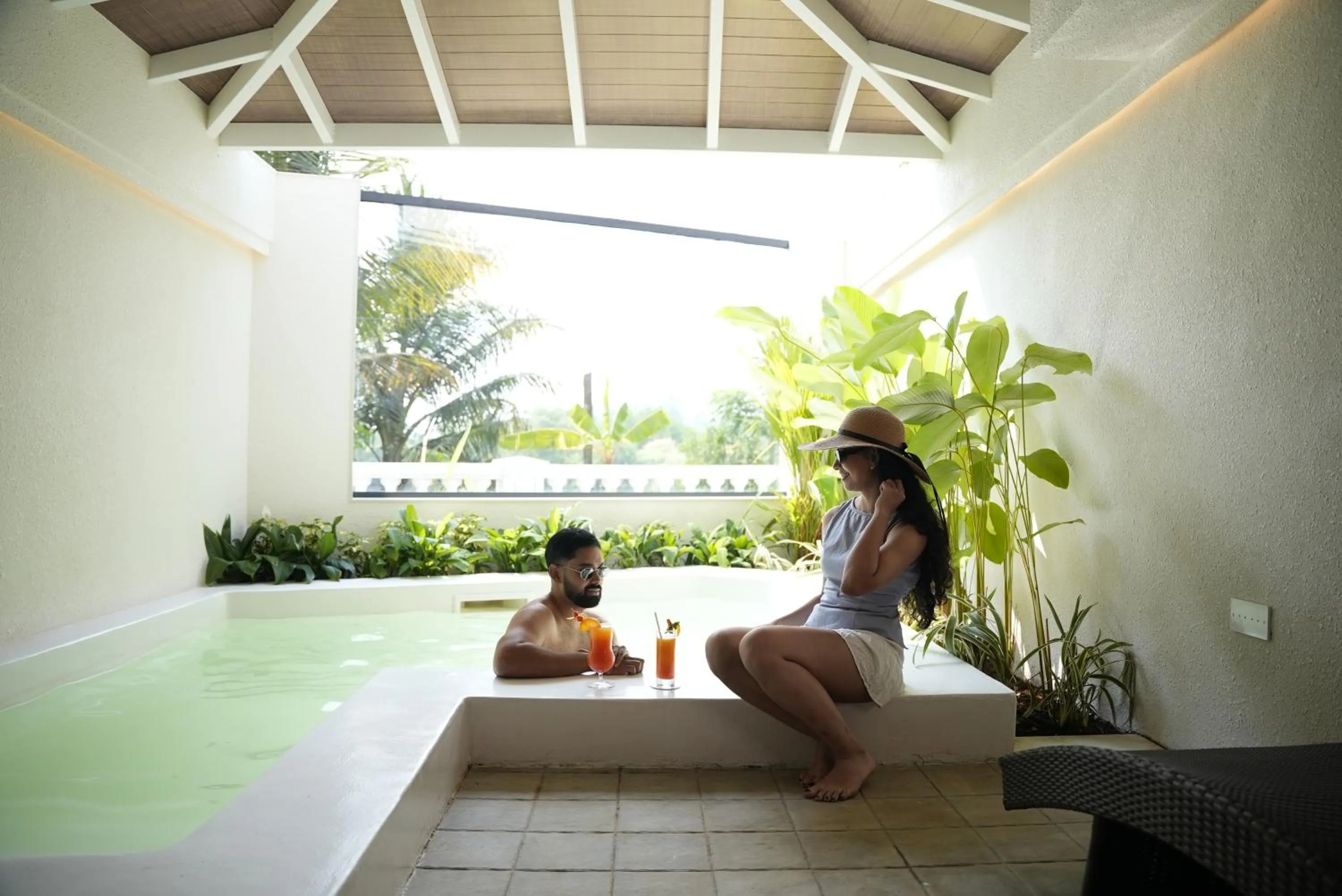 Pool view in DoubleTree by Hilton Hotel Goa - Arpora - Baga