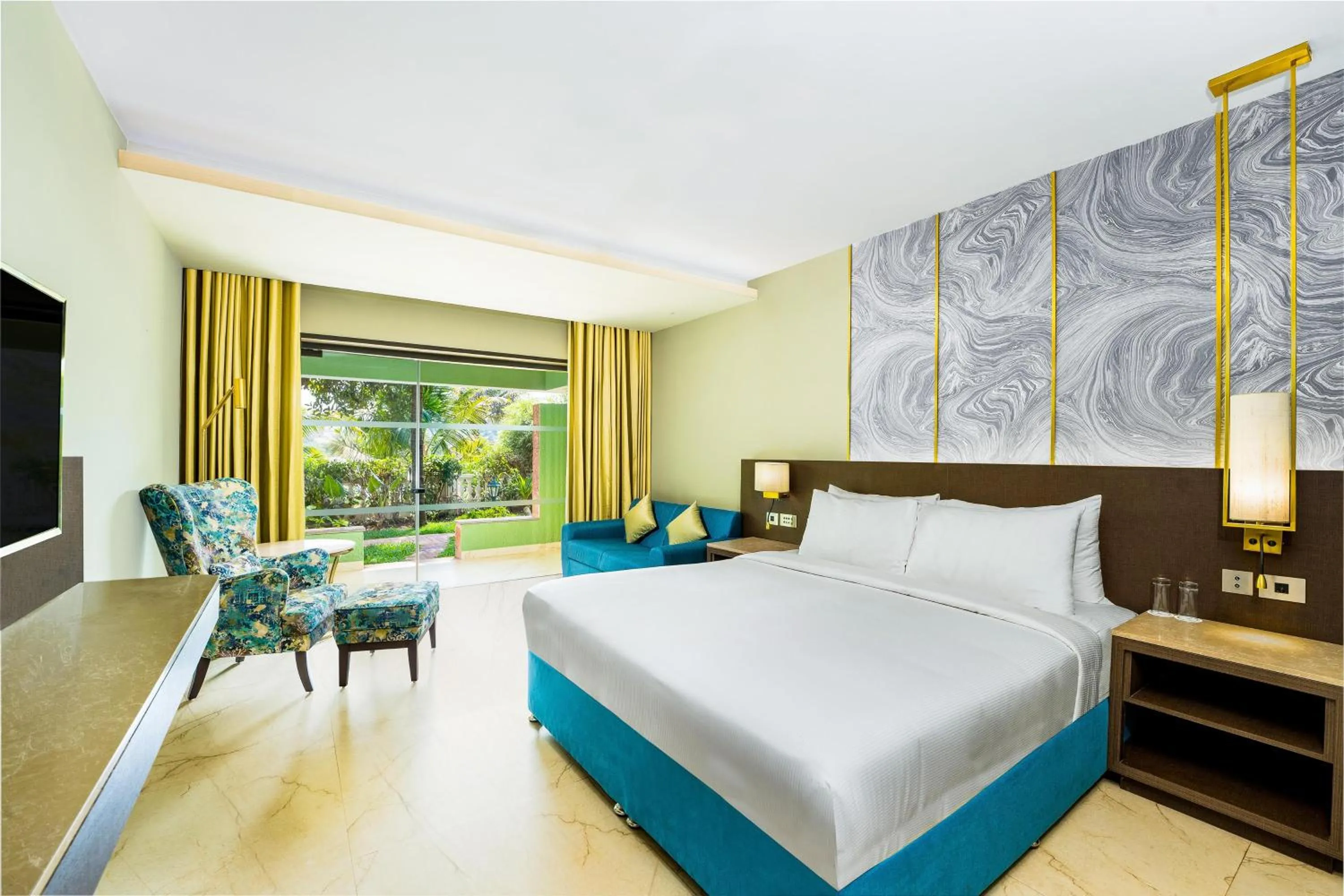 Bed in DoubleTree by Hilton Hotel Goa - Arpora - Baga