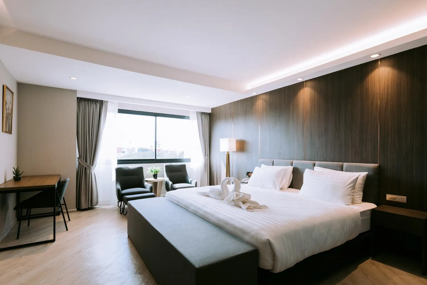 Photo of the whole room, Bed in The Rich Hotel