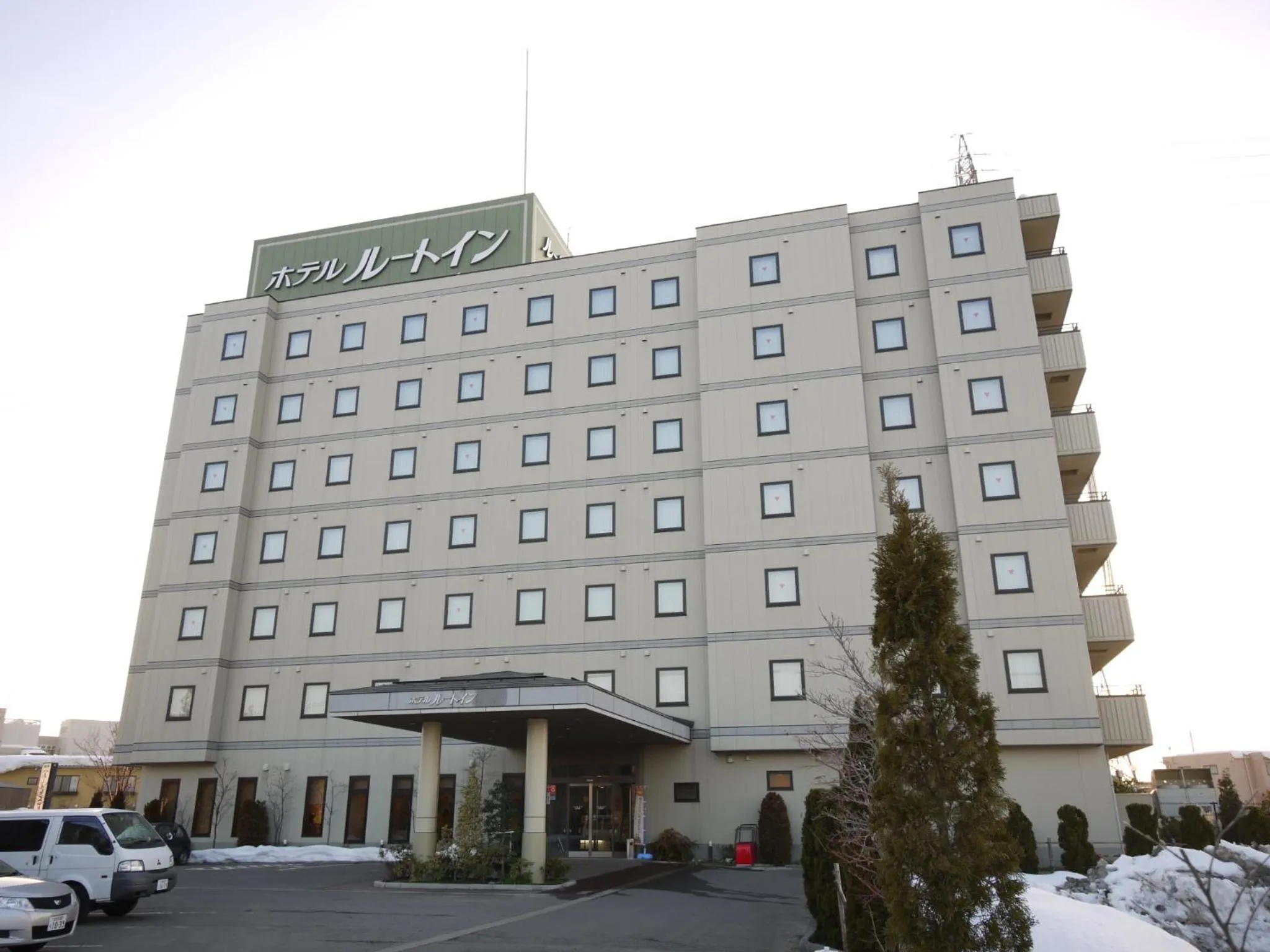 Facade/entrance in Hotel Route-Inn Yonezawa Ekihigashi