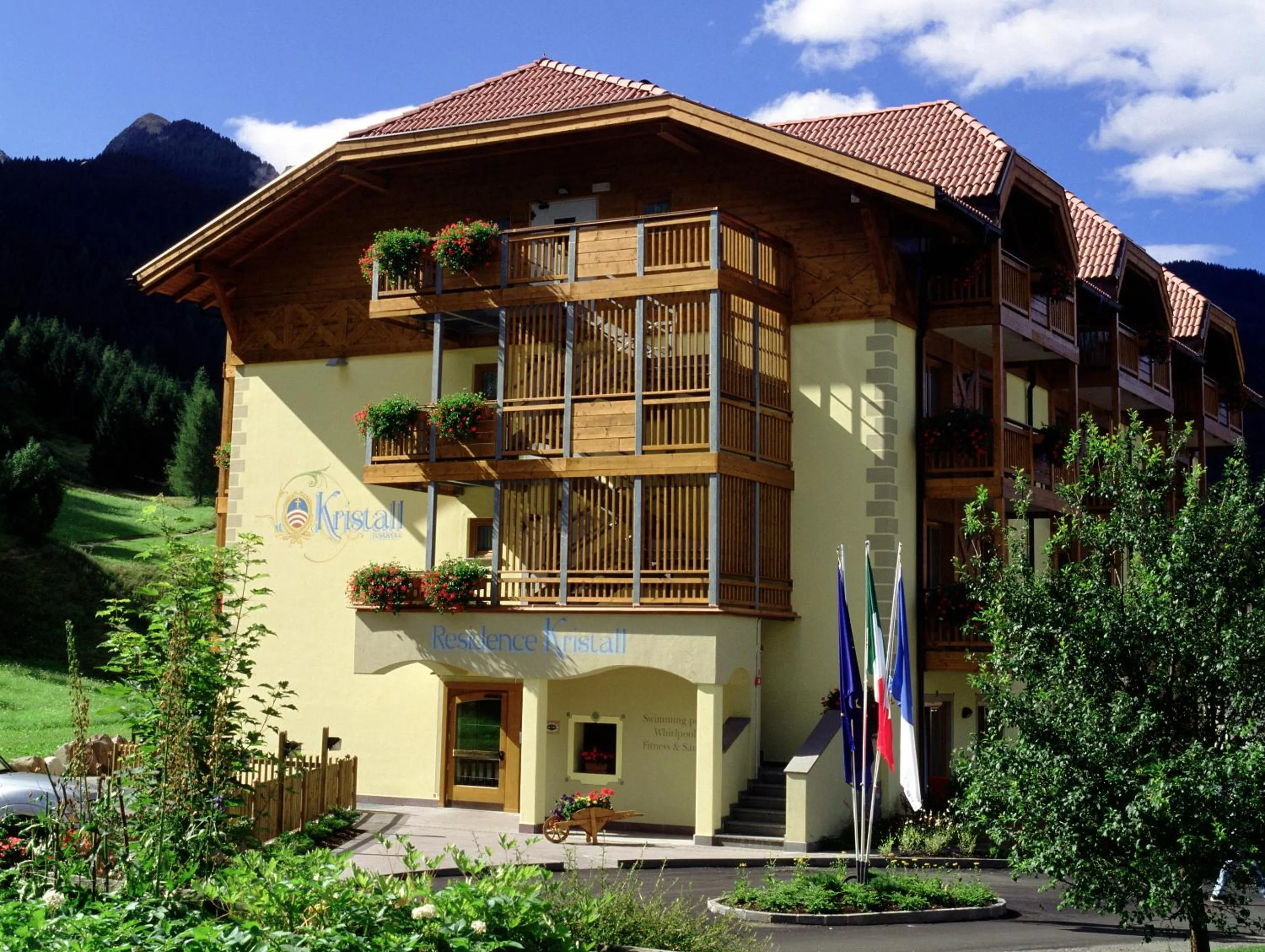 Property building in Residence Kristall- Fiemme Holidays