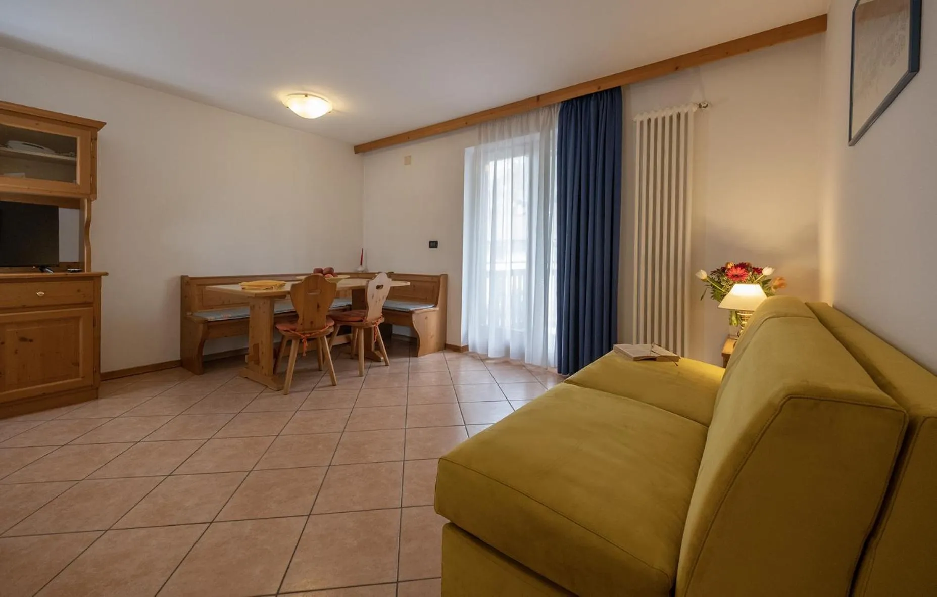 Living room in Residence Kristall- Fiemme Holidays