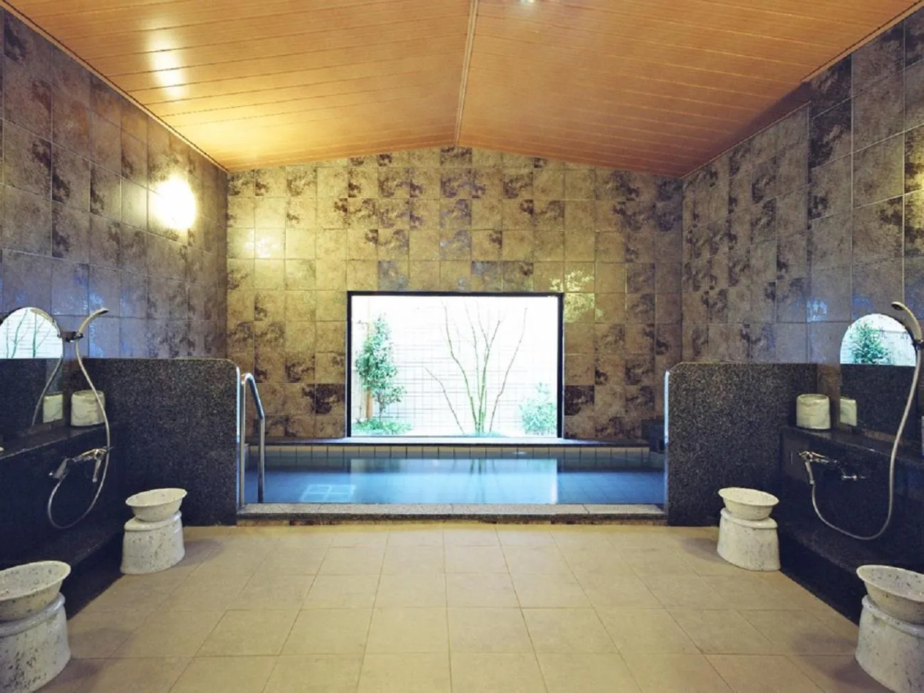 Public Bath in Hotel Route-inn Natori