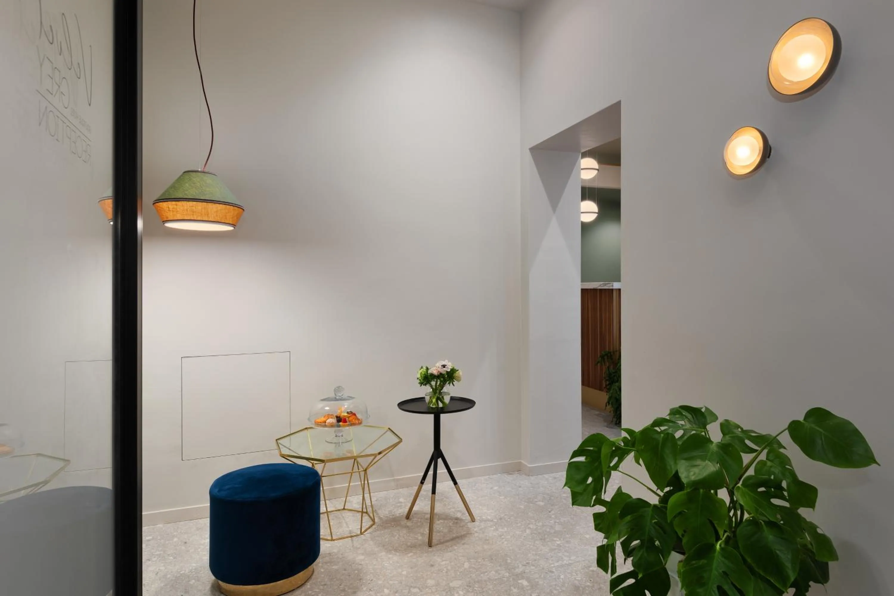 Living room in Velvet Grey Boutique Hotel