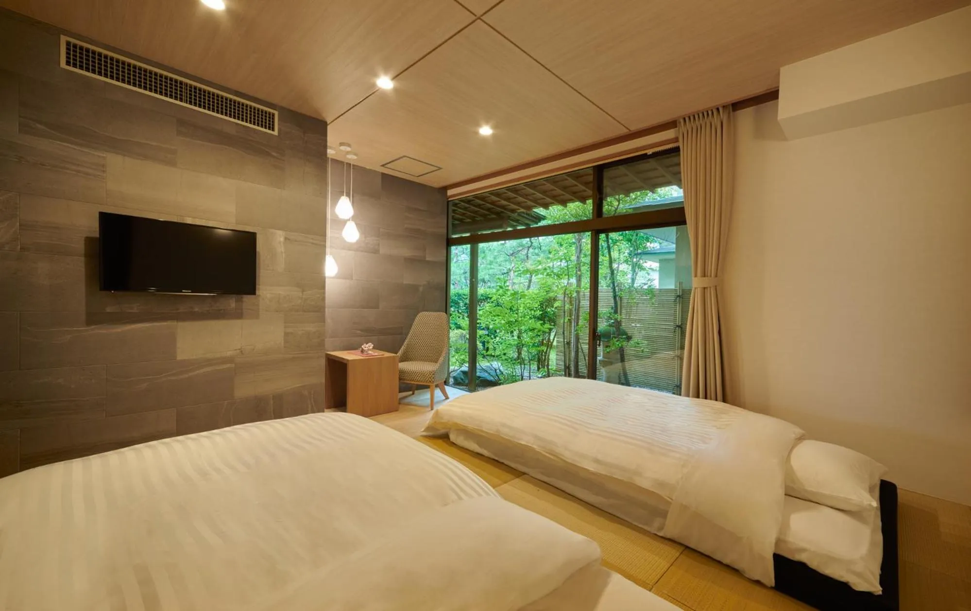 Bed in Awazuonsen Kitahachi