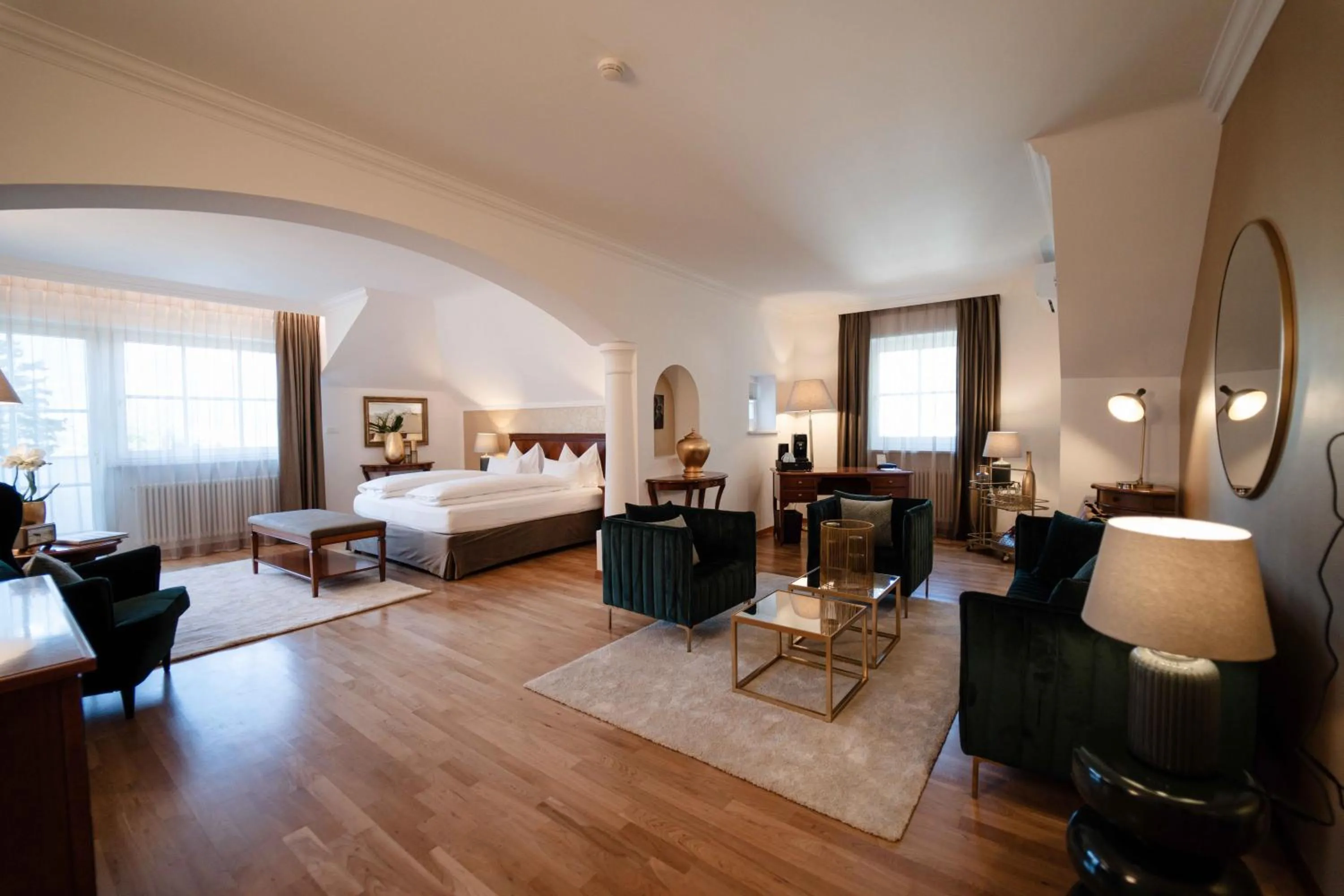 Bed in Hotel Hanswirt