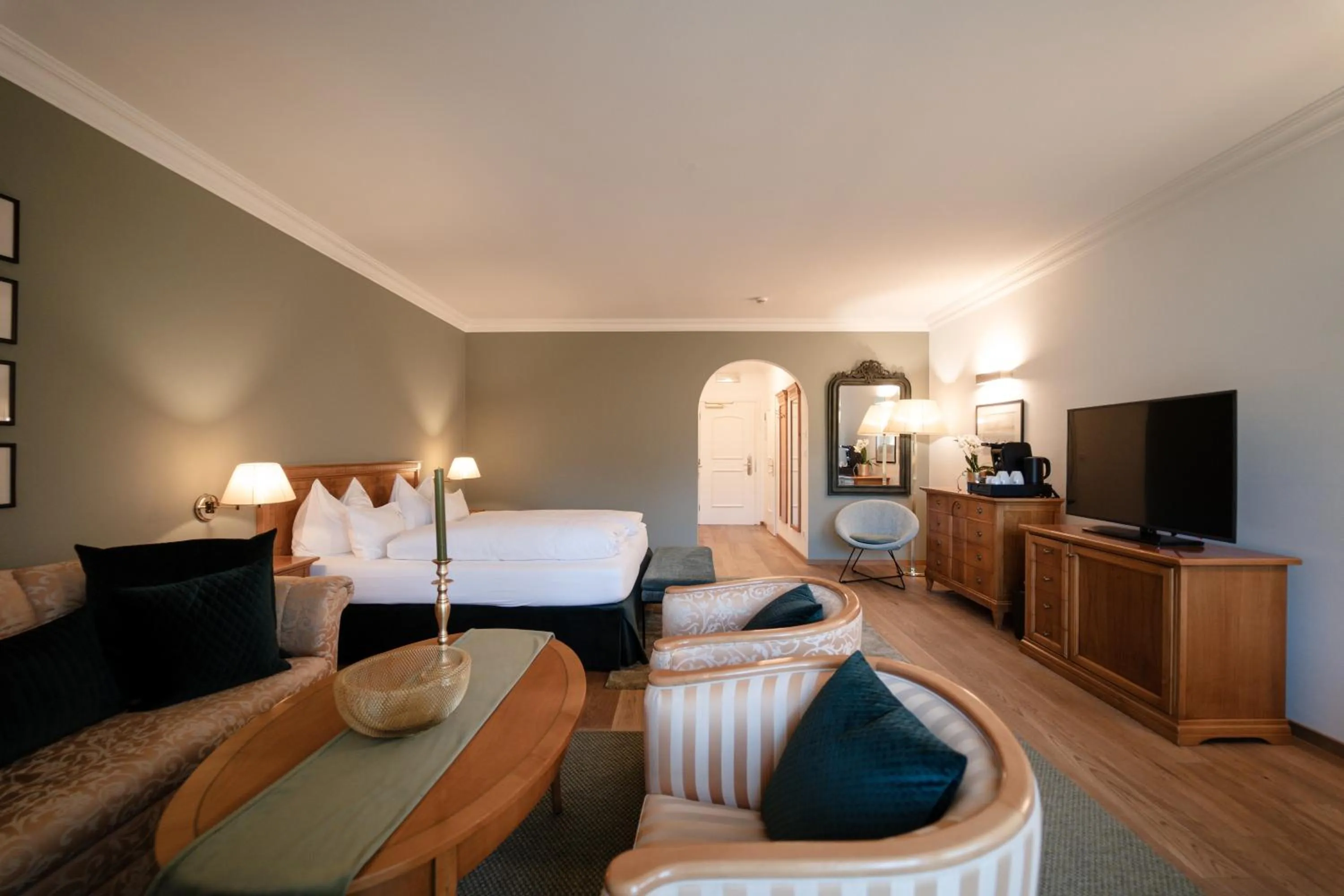 Living room, Bed in Hotel Hanswirt