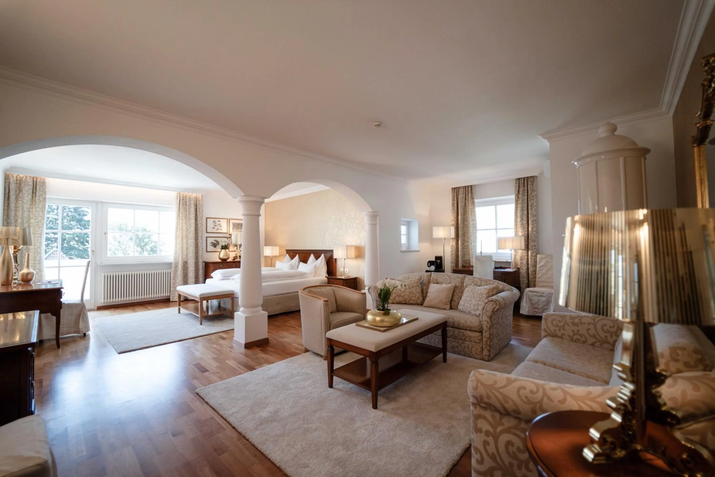 Bed in Hotel Hanswirt