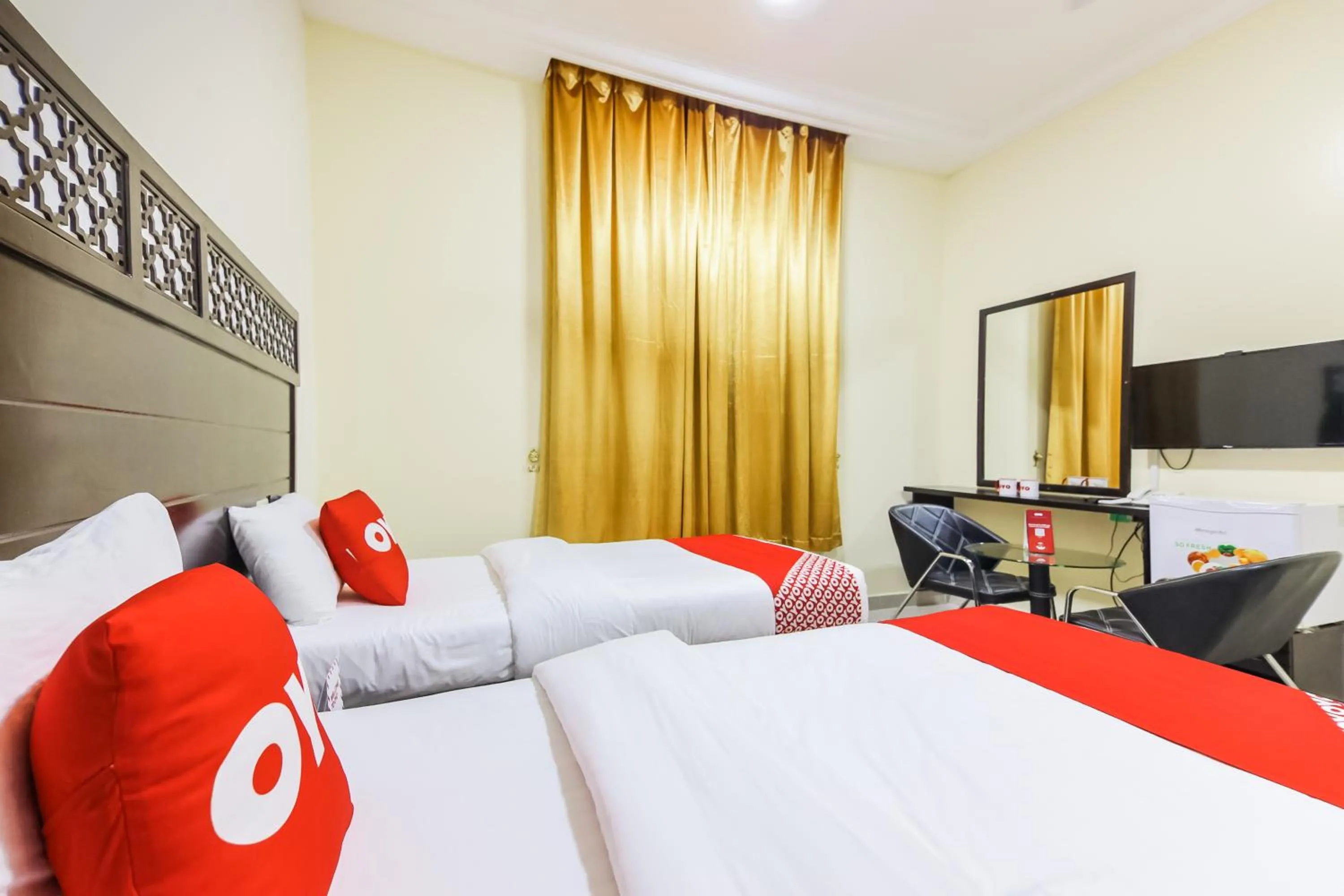 Photo of the whole room, Bed in Ras Al Hadd Waves Hotel