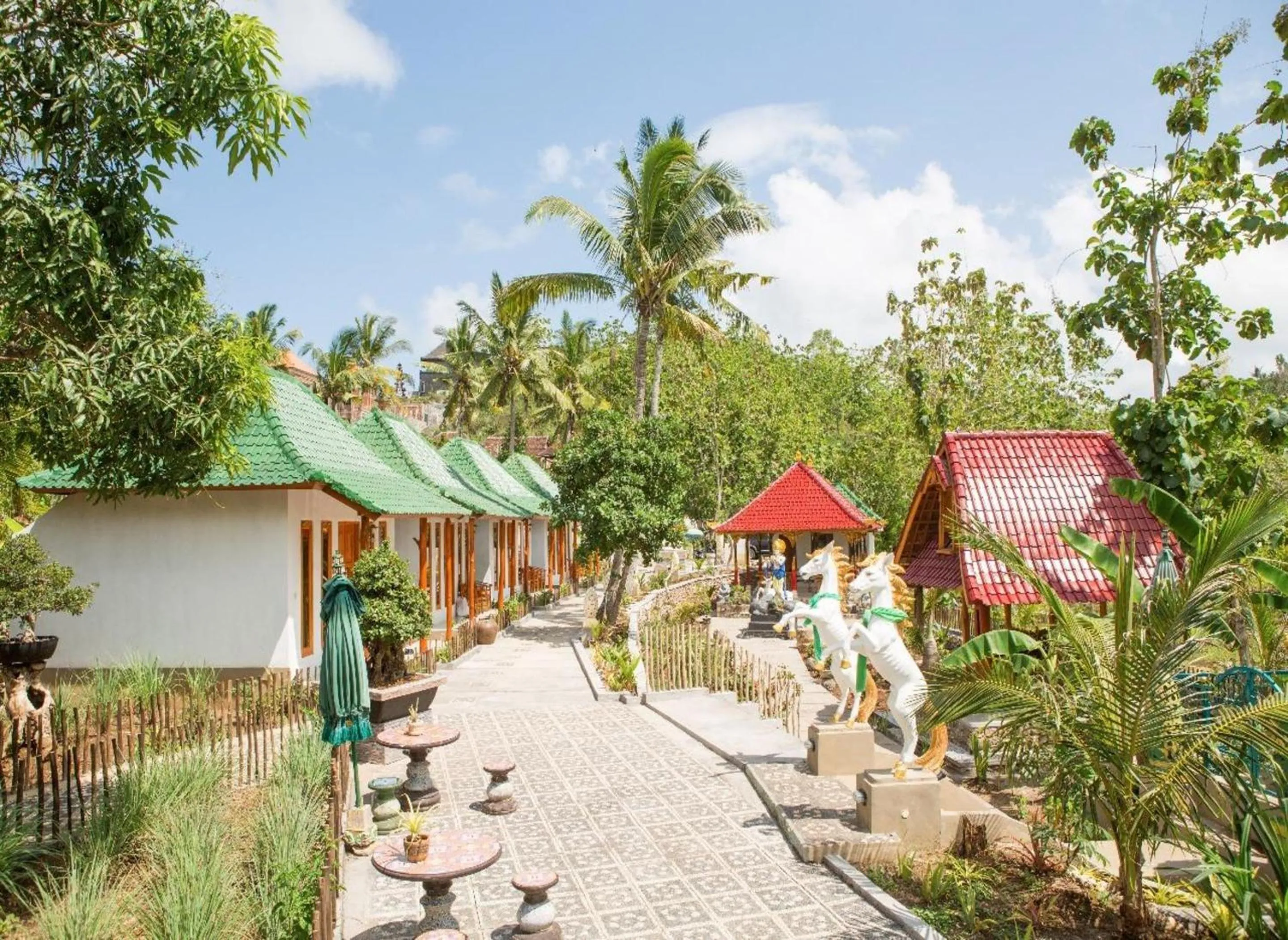 Facade/entrance in Green Kubu Asri Villa