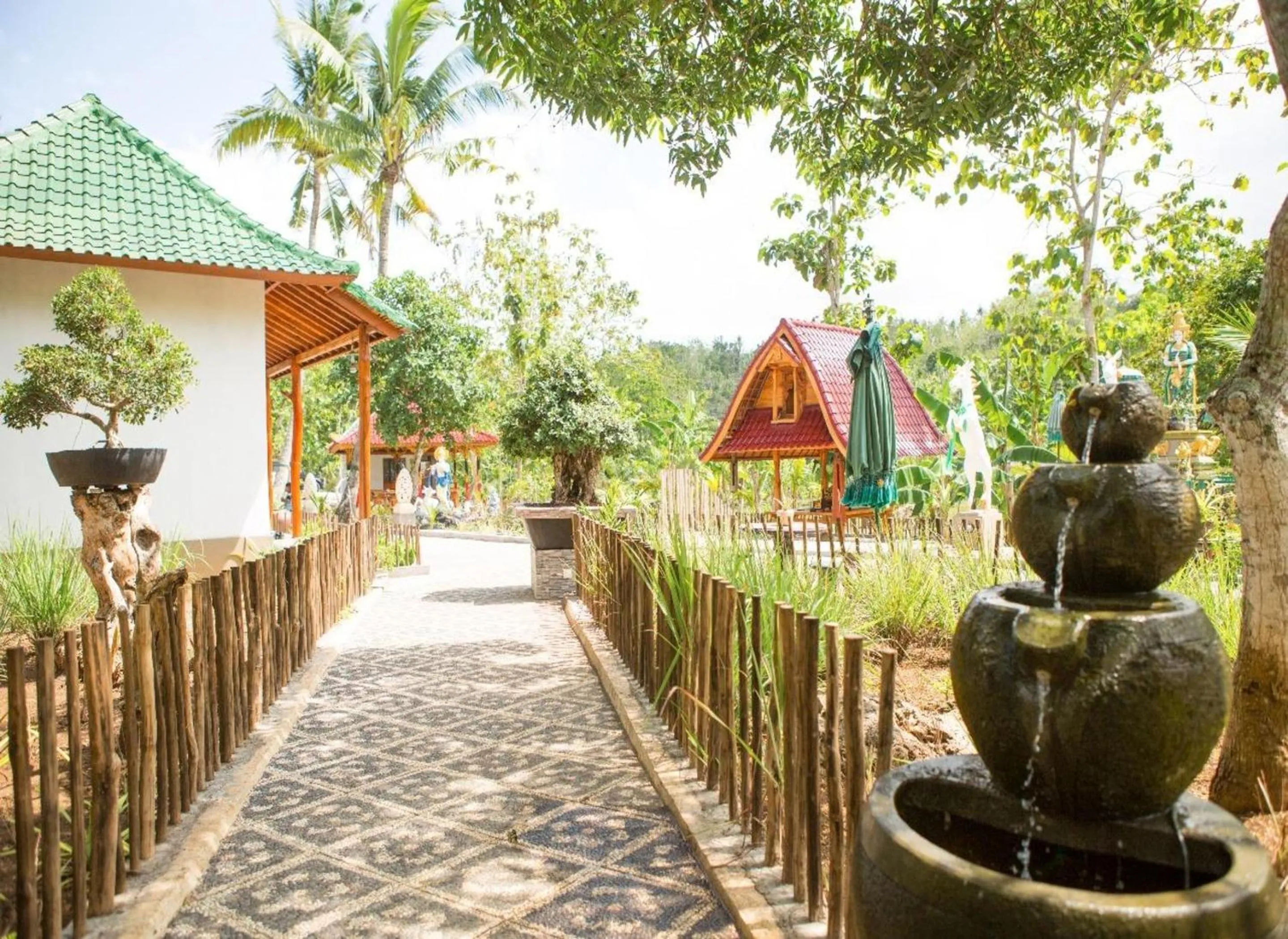 Facade/entrance in Green Kubu Asri Villa
