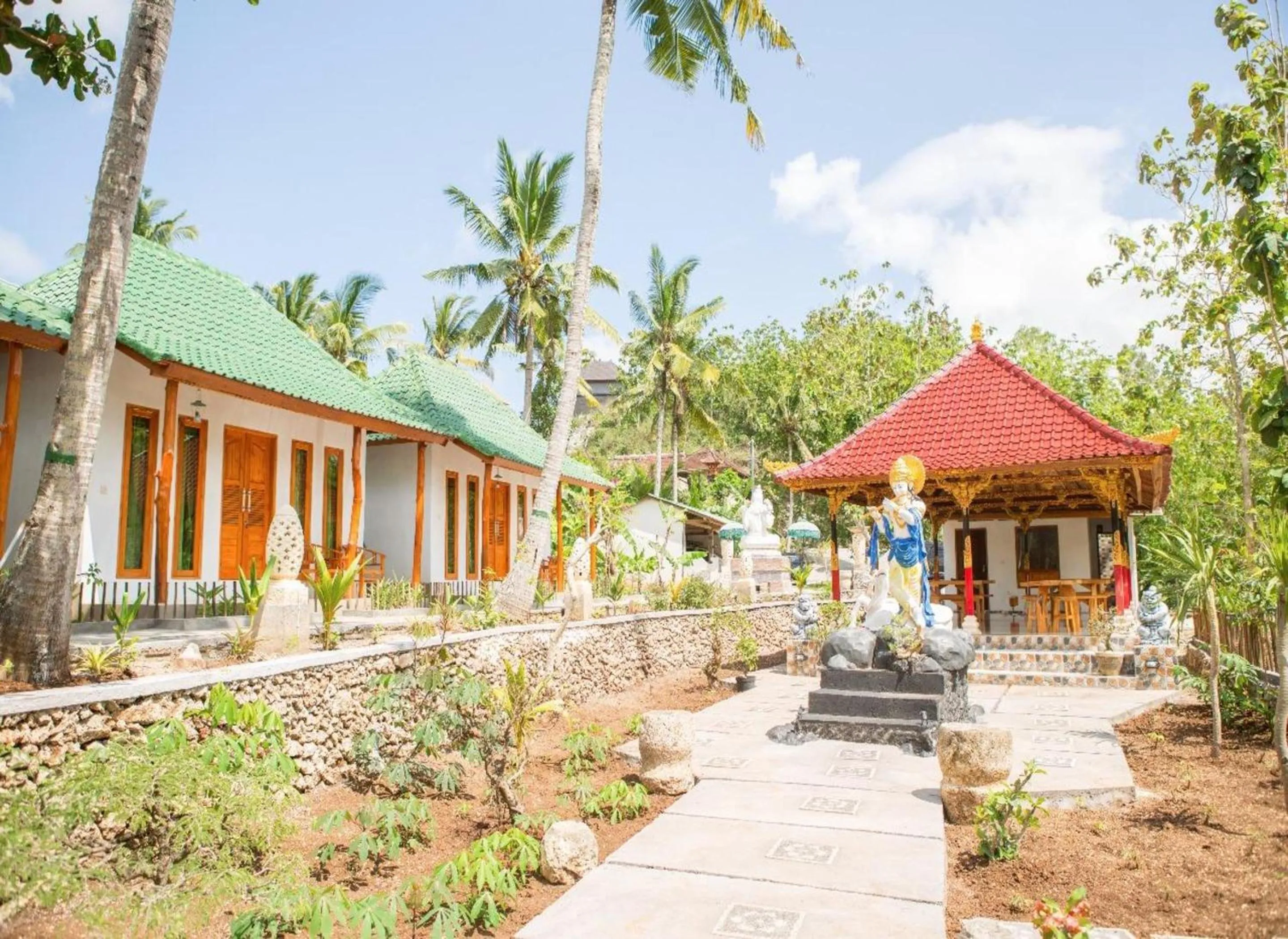 Facade/entrance in Green Kubu Asri Villa