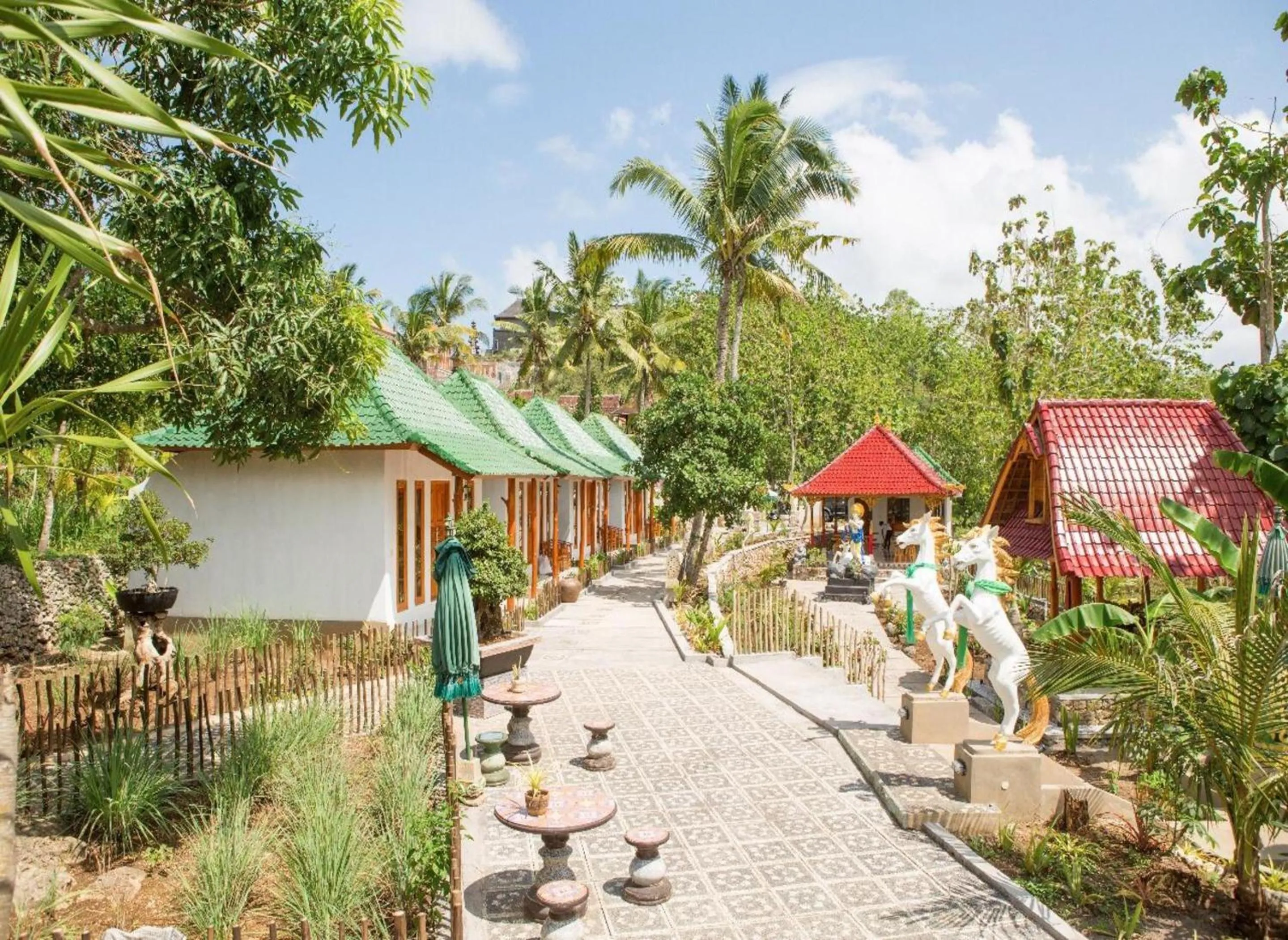 Facade/entrance in Green Kubu Asri Villa