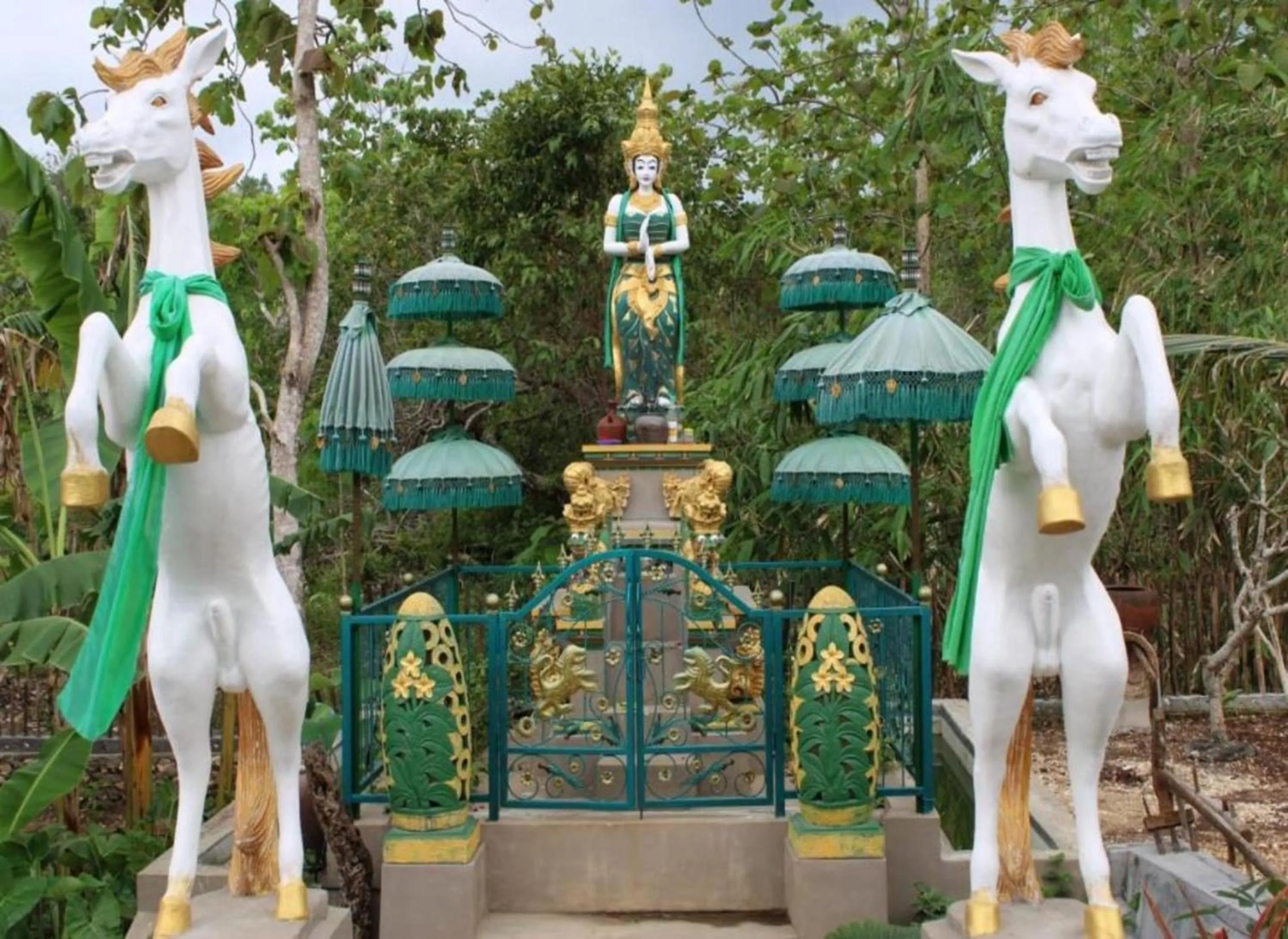 Facade/entrance in Green Kubu Asri Villa