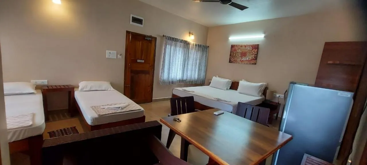 Bed in OmBodhi Retreat