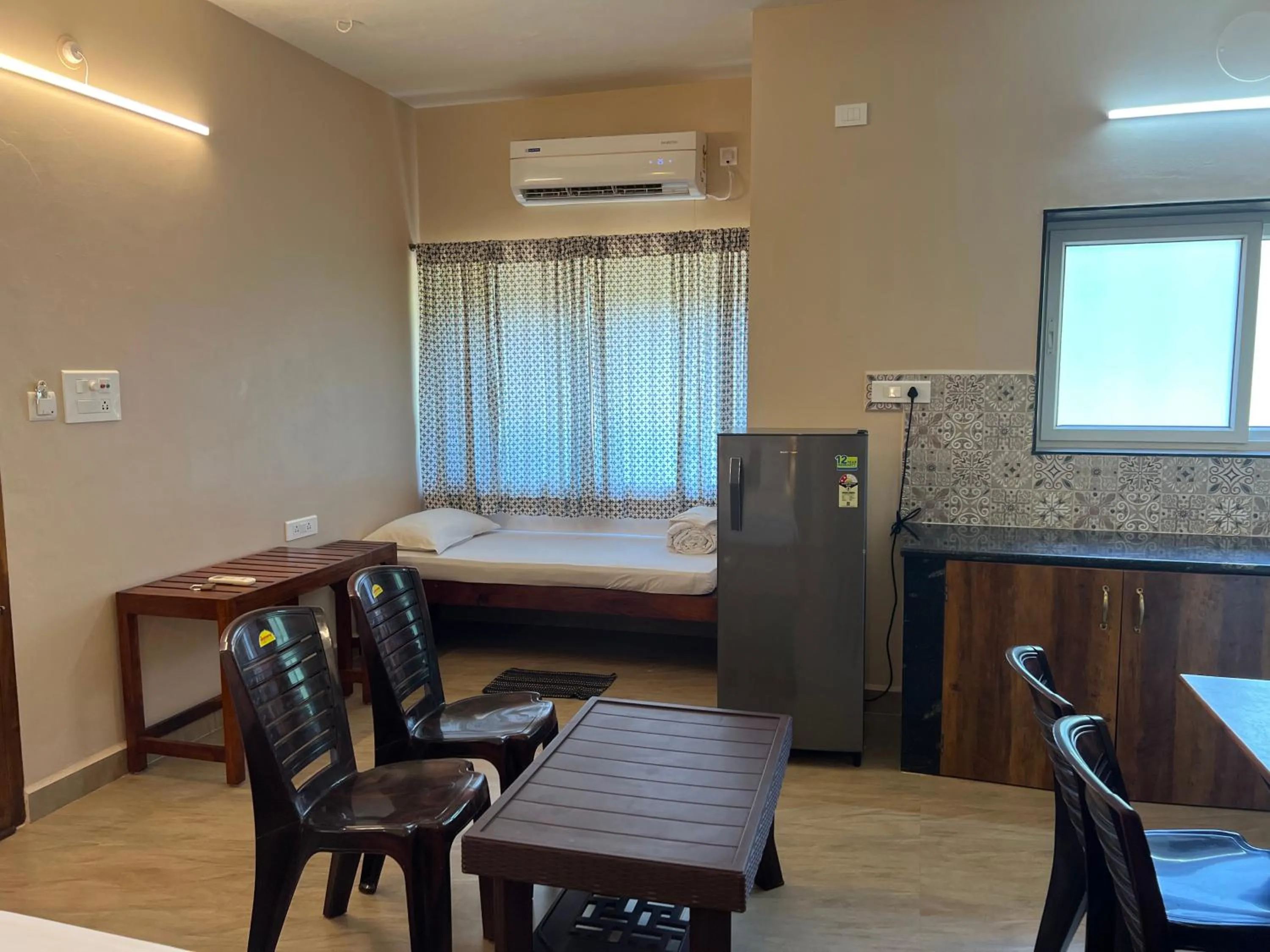 Bed in OmBodhi Retreat