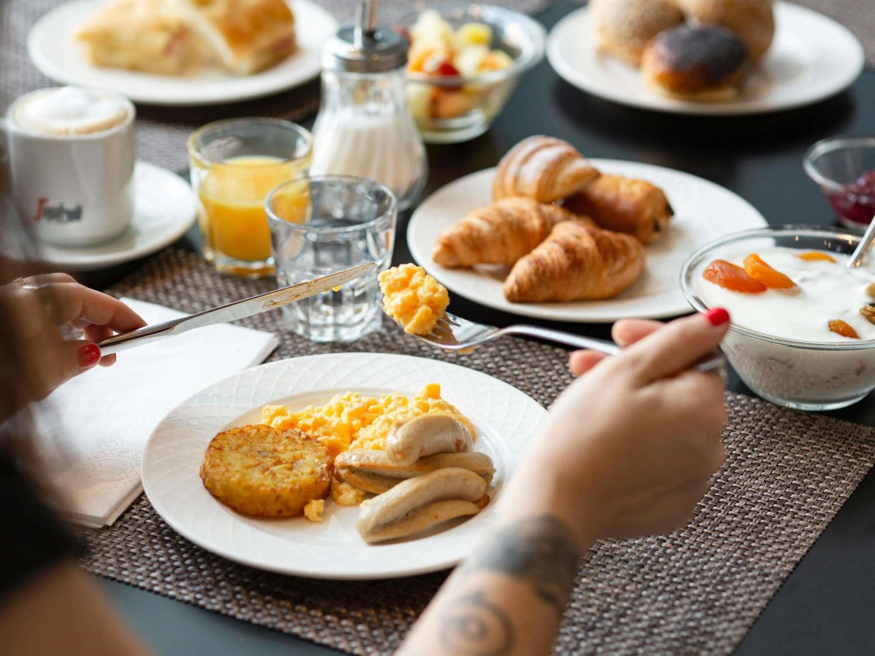 Breakfast in Ibis Lugano Paradiso