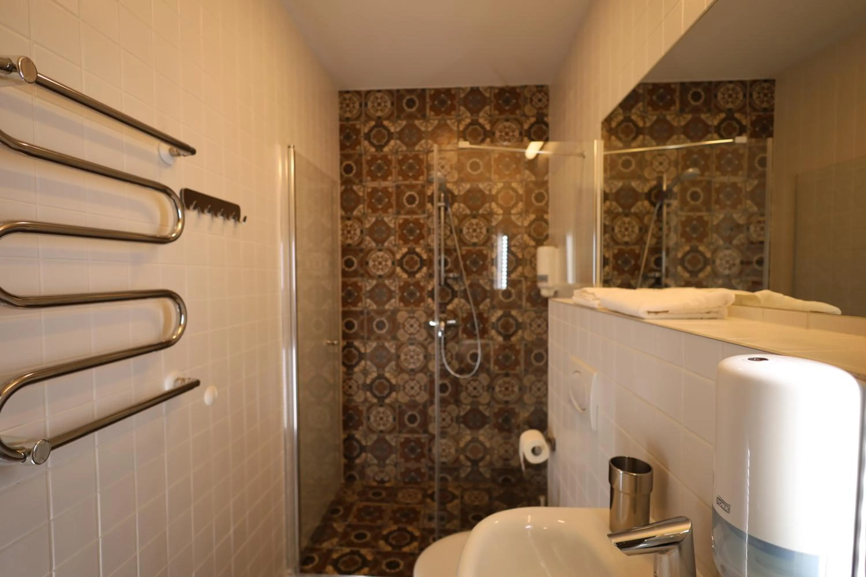 Shower in Stay Vilnius Hotel