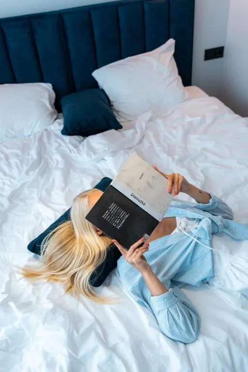 Bed in Stay Vilnius Hotel