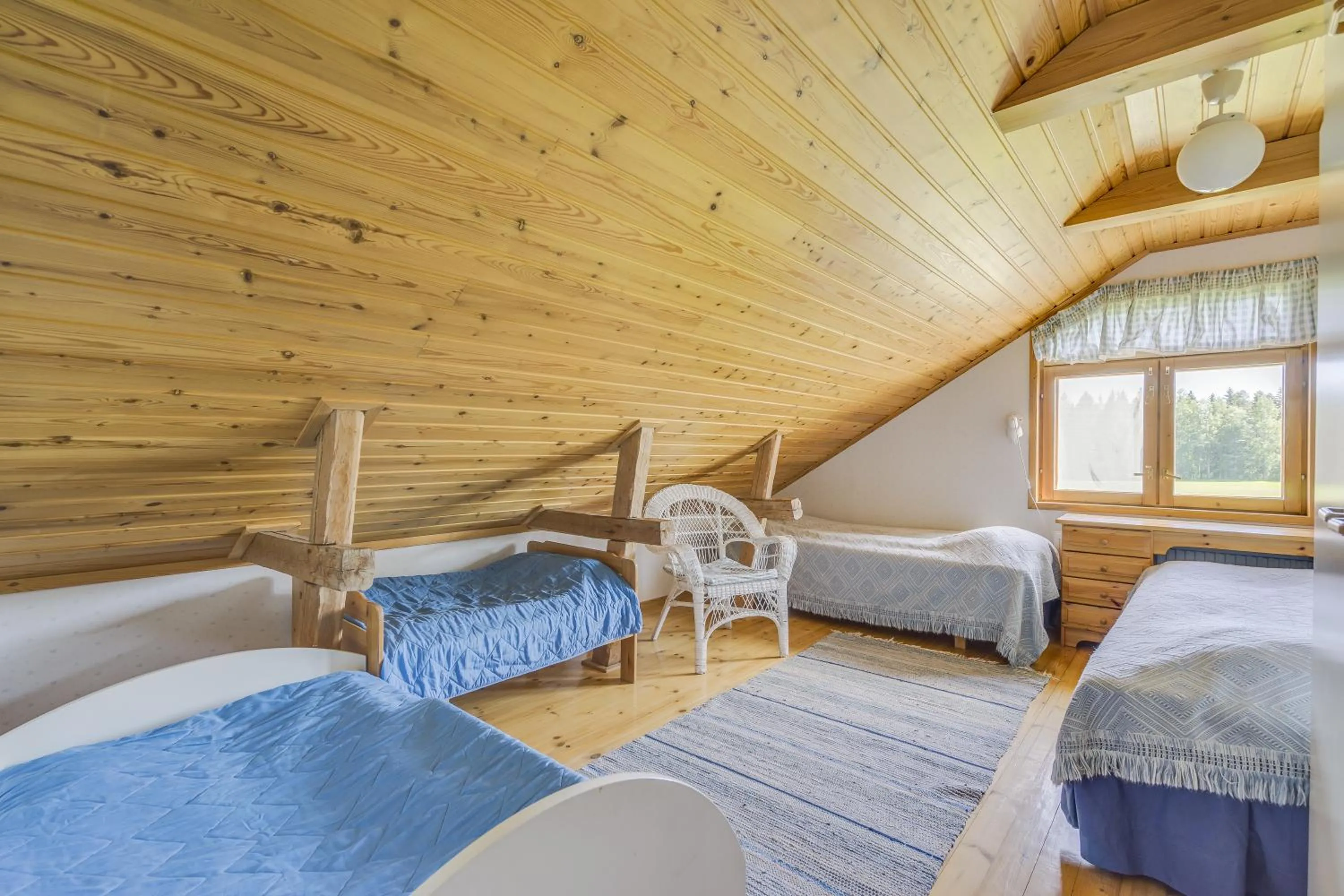 Photo of the whole room in Hyvölän Talo