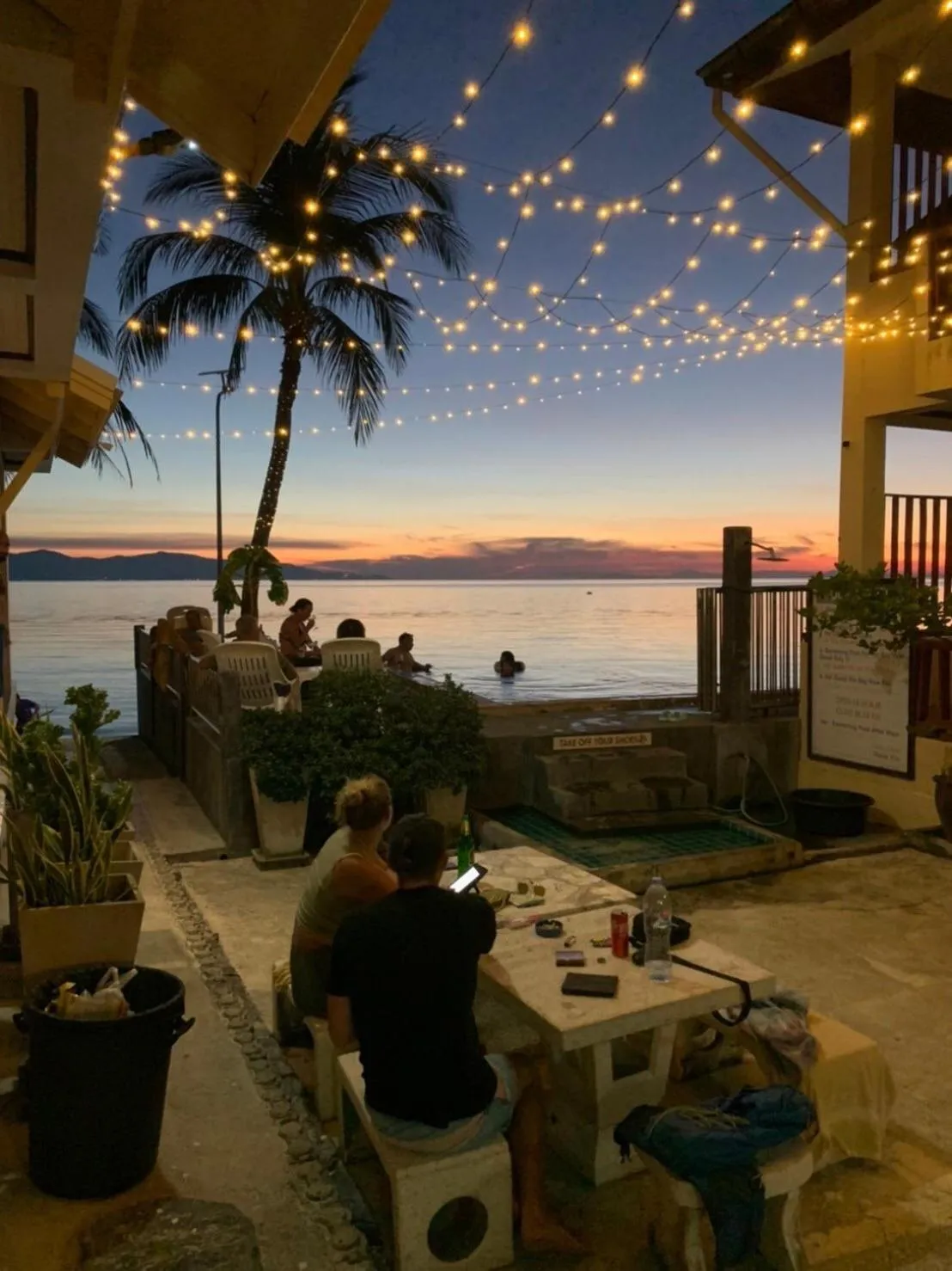 Swimming pool in Rin Bay View Resort