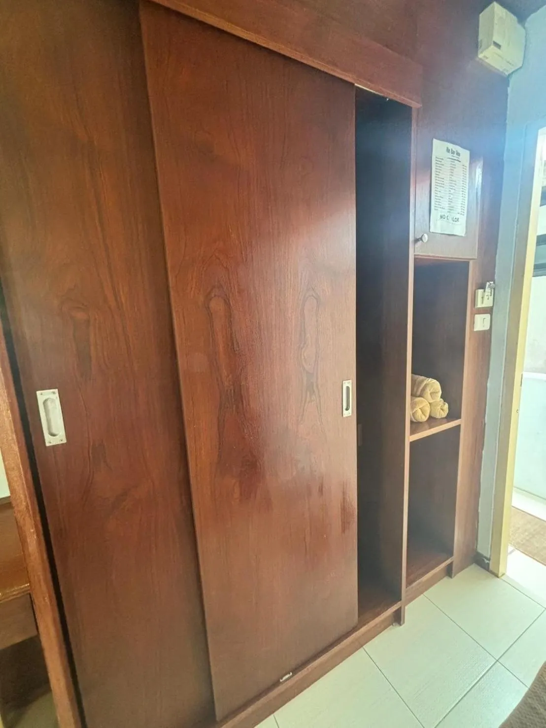 wardrobe in Rin Bay View Resort