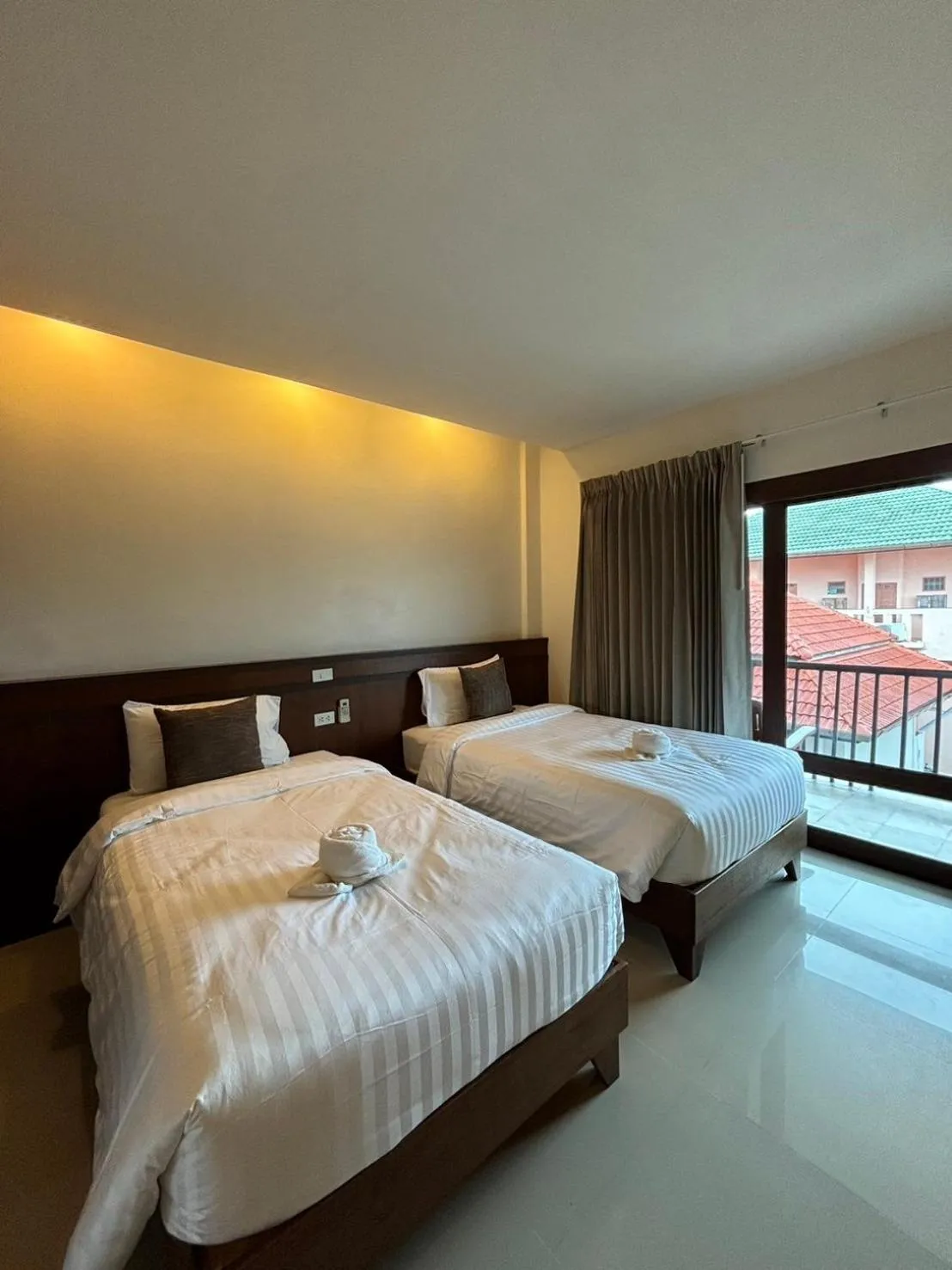 Bed in Rin Bay View Resort