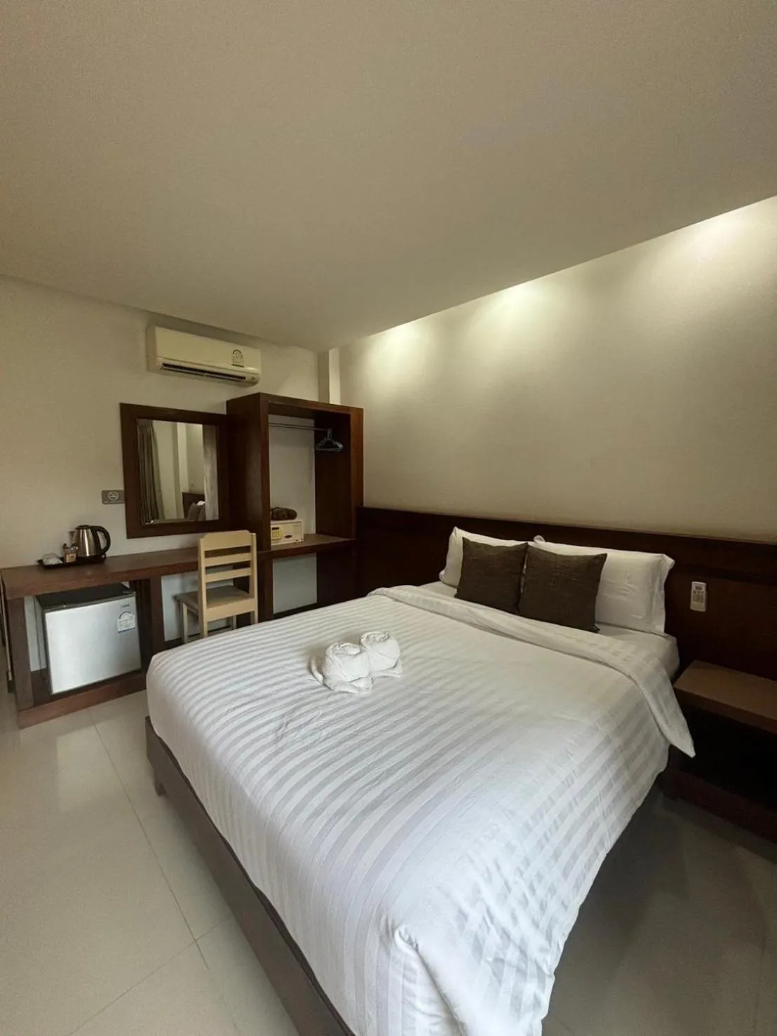 Bed in Rin Bay View Resort