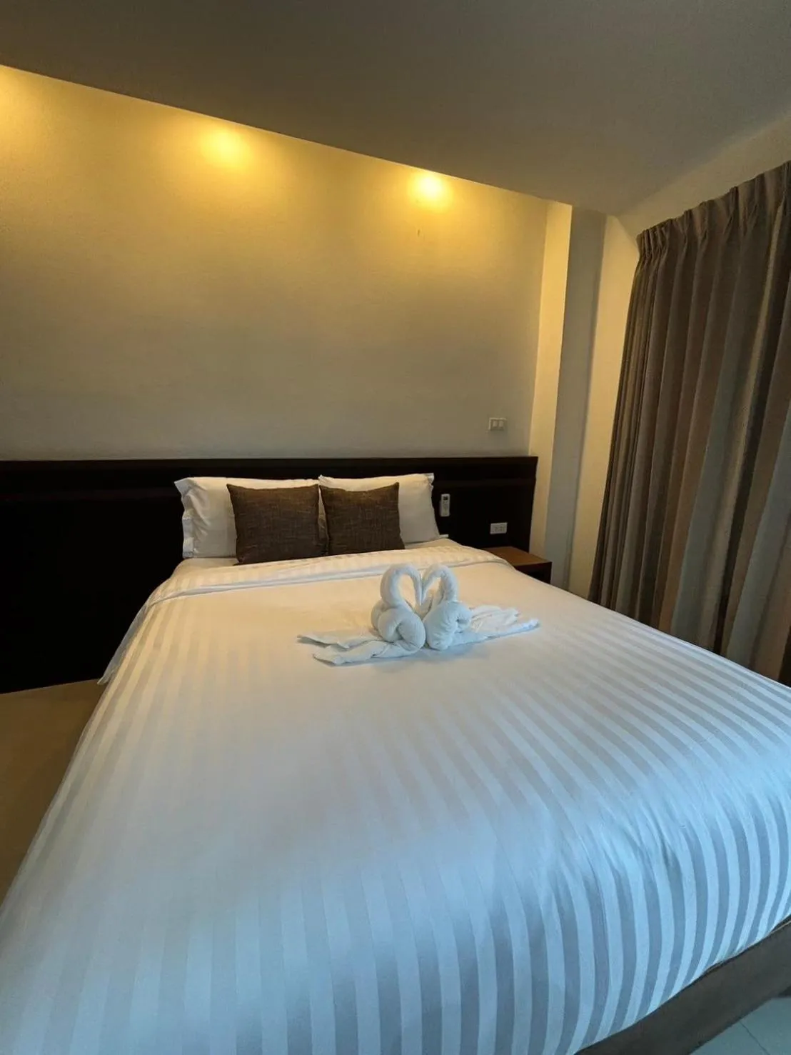 Bed in Rin Bay View Resort