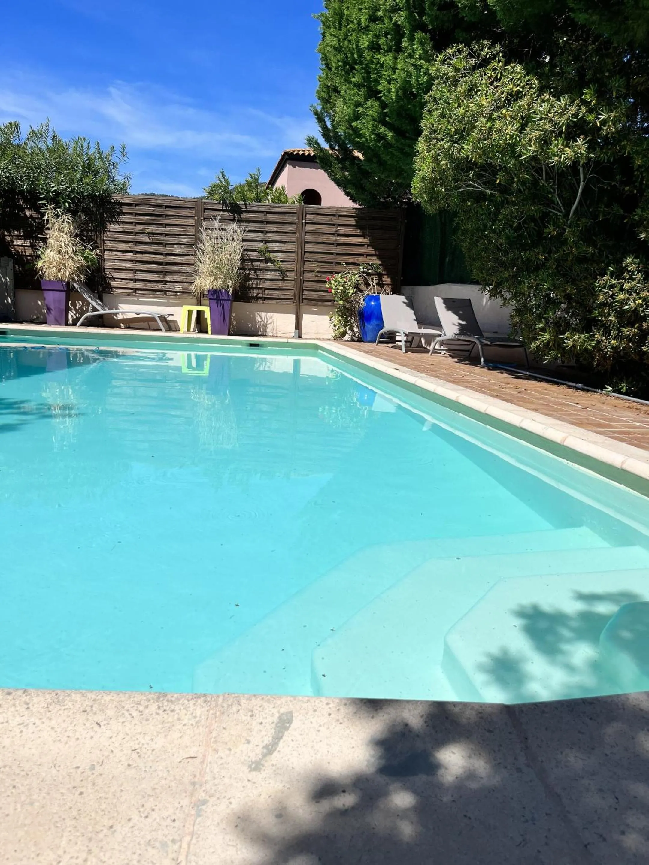 Pool view in Hotel Le Patio