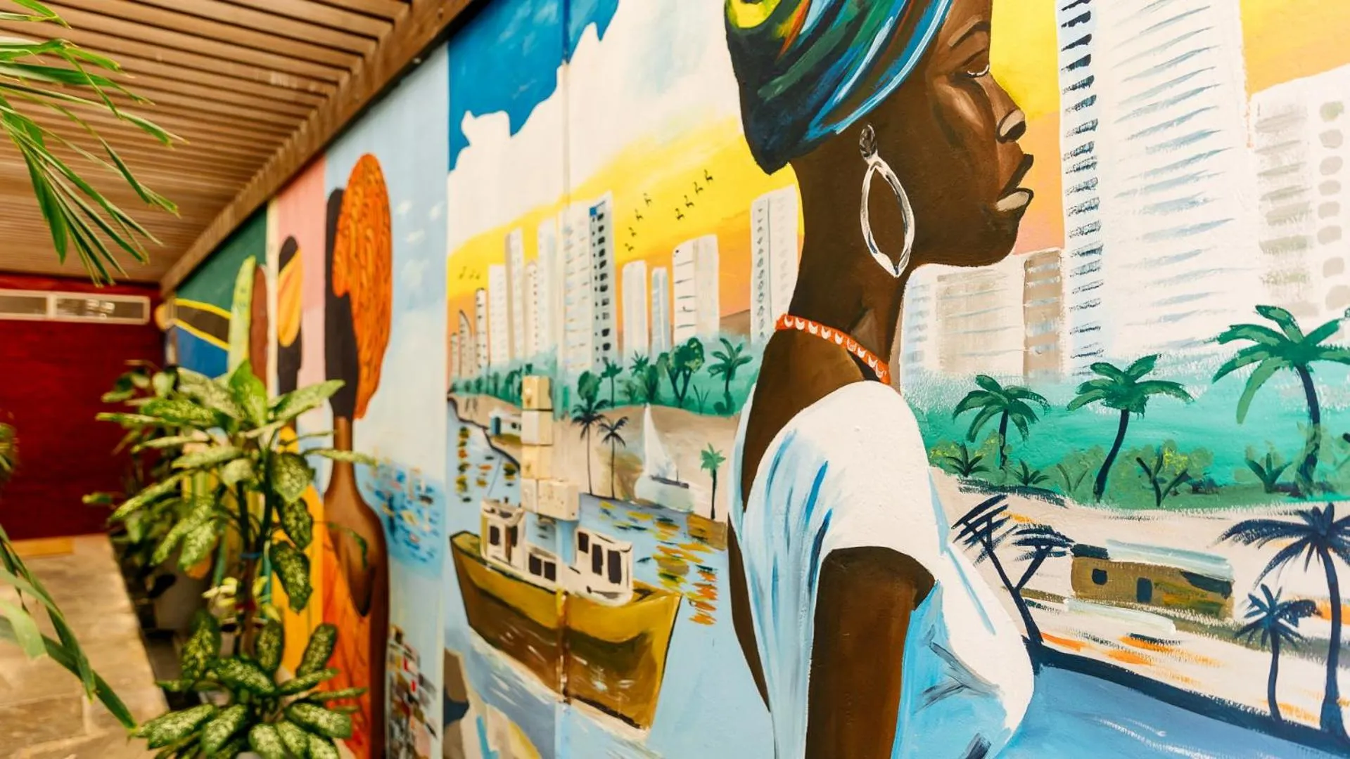 Decorative detail in Peninsula Hotel Dar Es Salaam