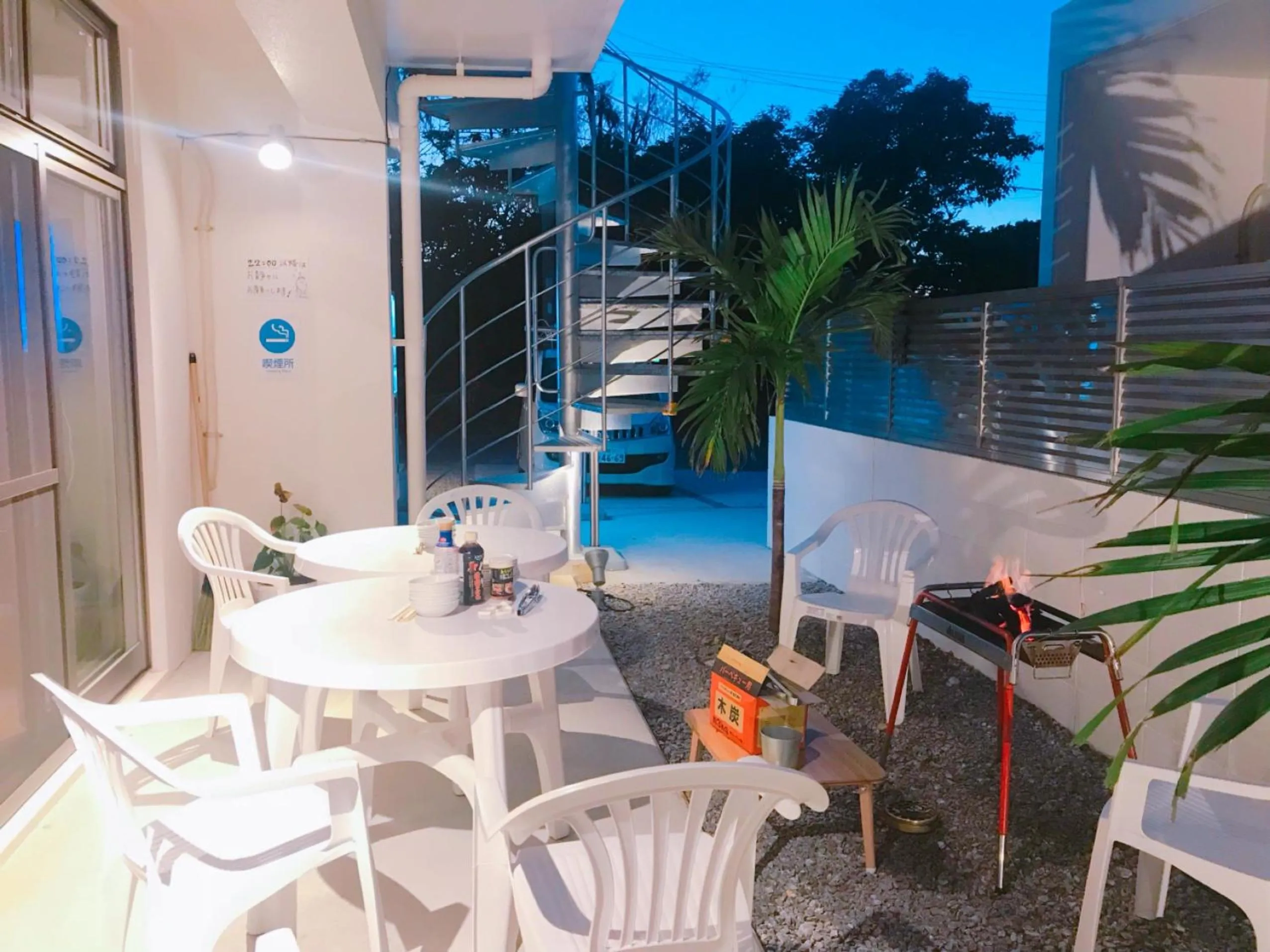 BBQ facilities in Hostel Mosura no Tamago