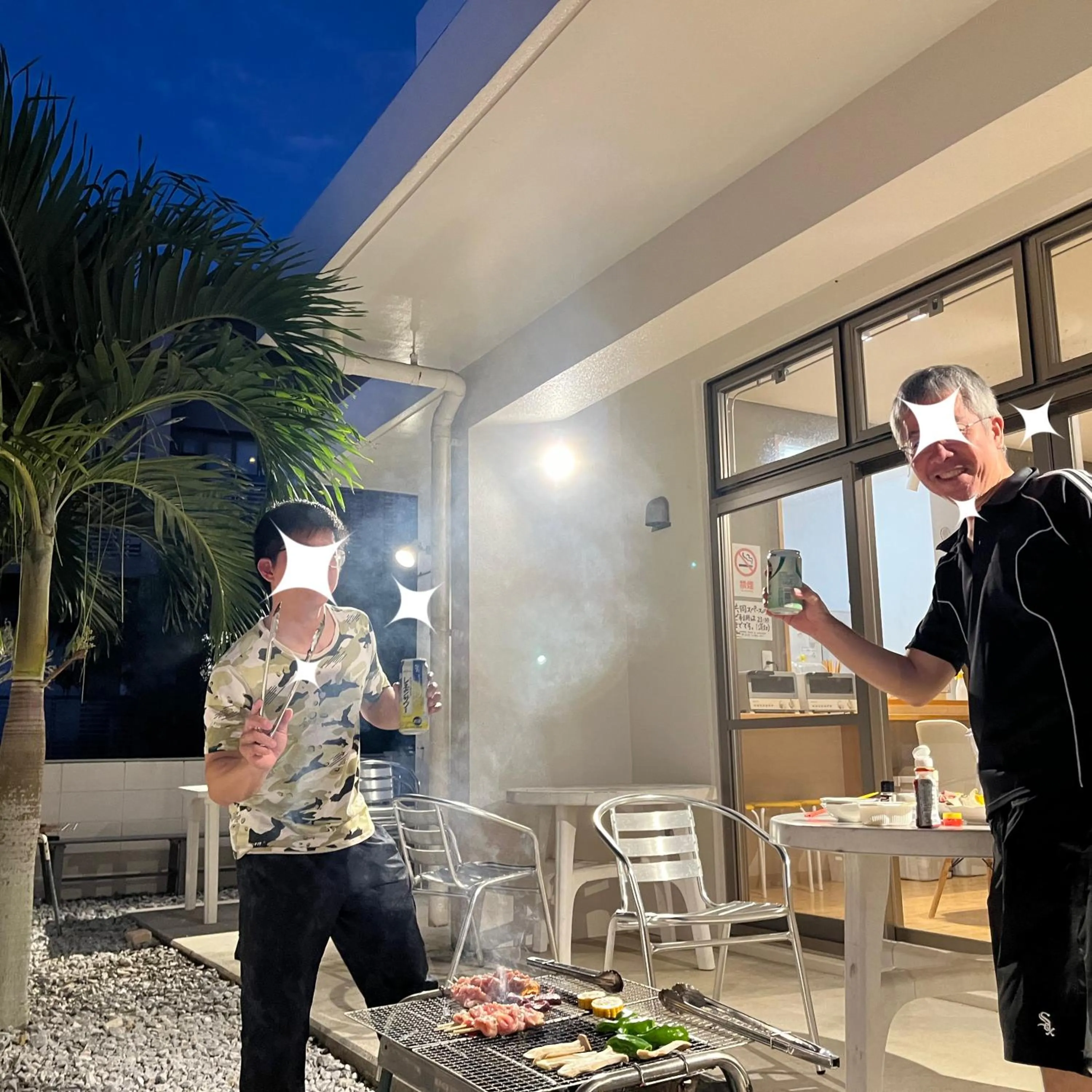 BBQ facilities in Hostel Mosura no Tamago