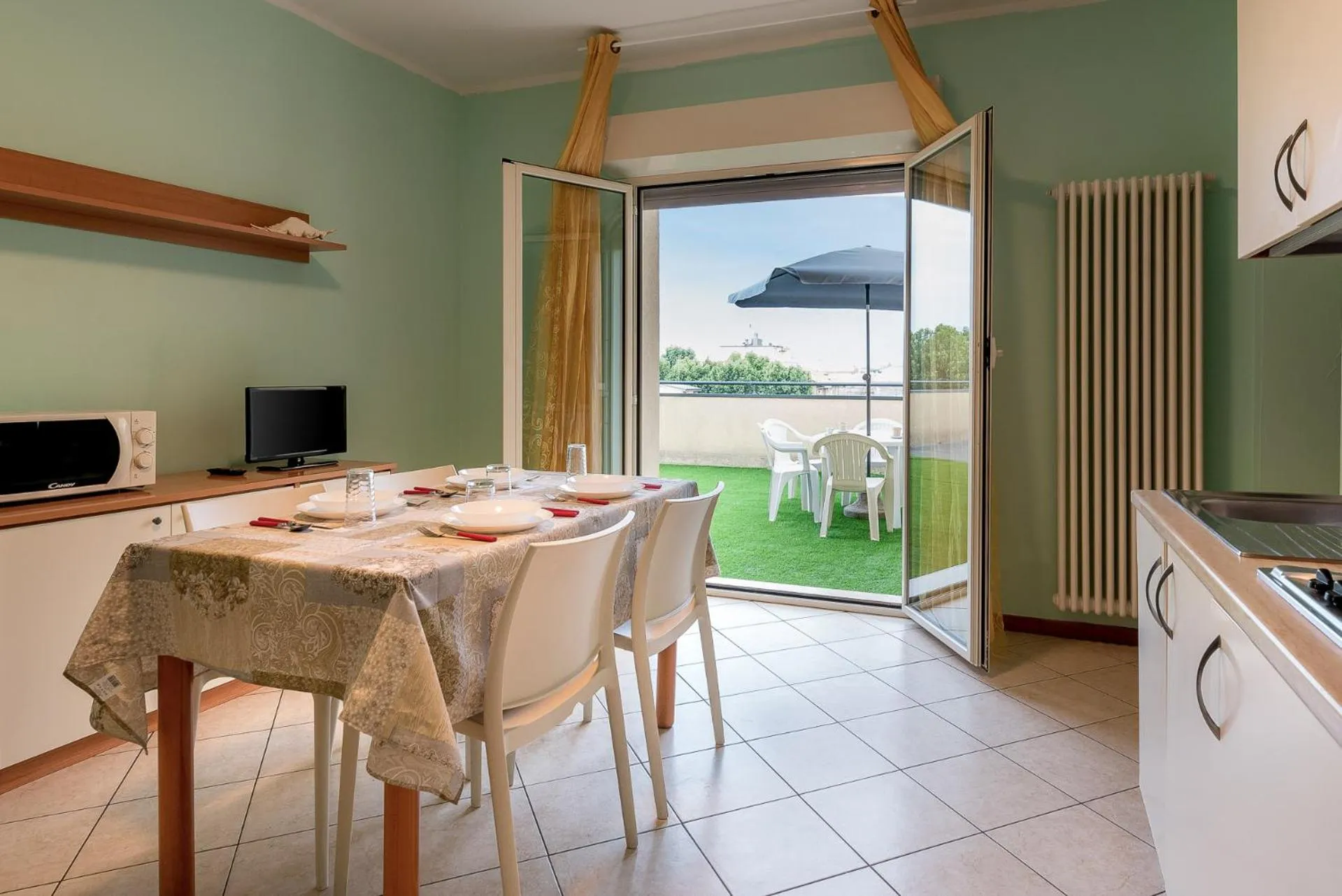 Kitchen or kitchenette in Residence Cima