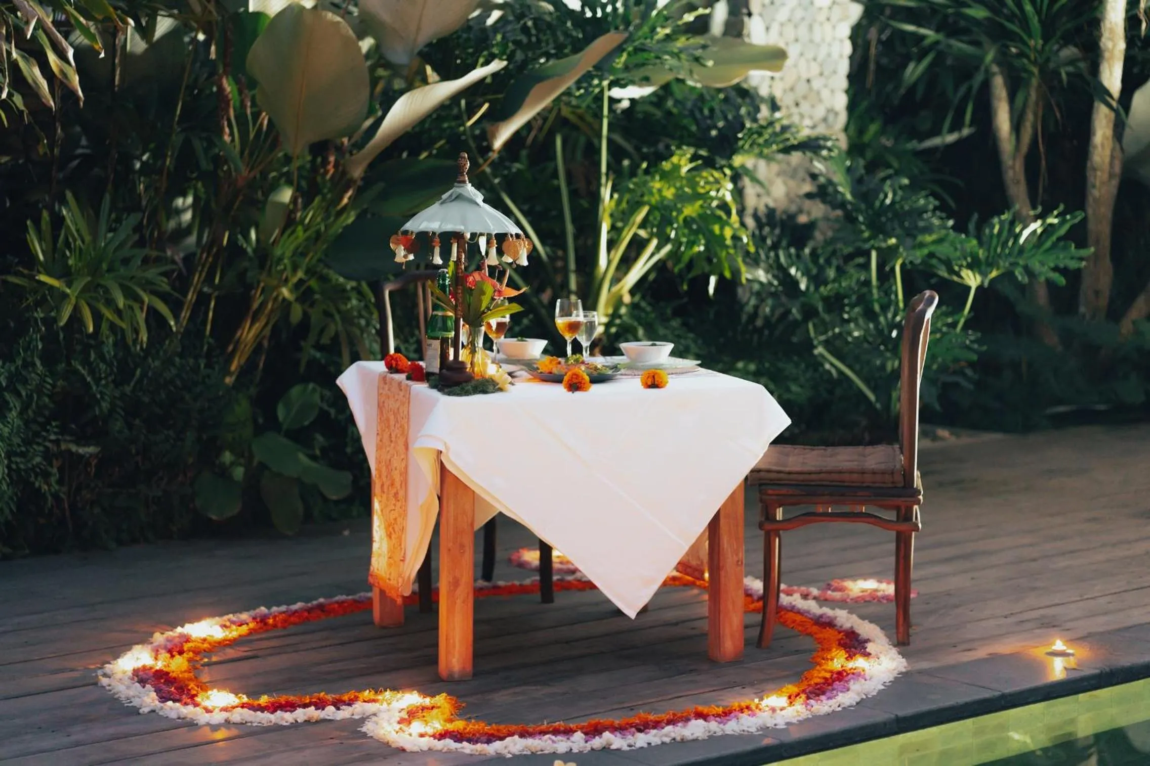 Dinner in The Shala Bali