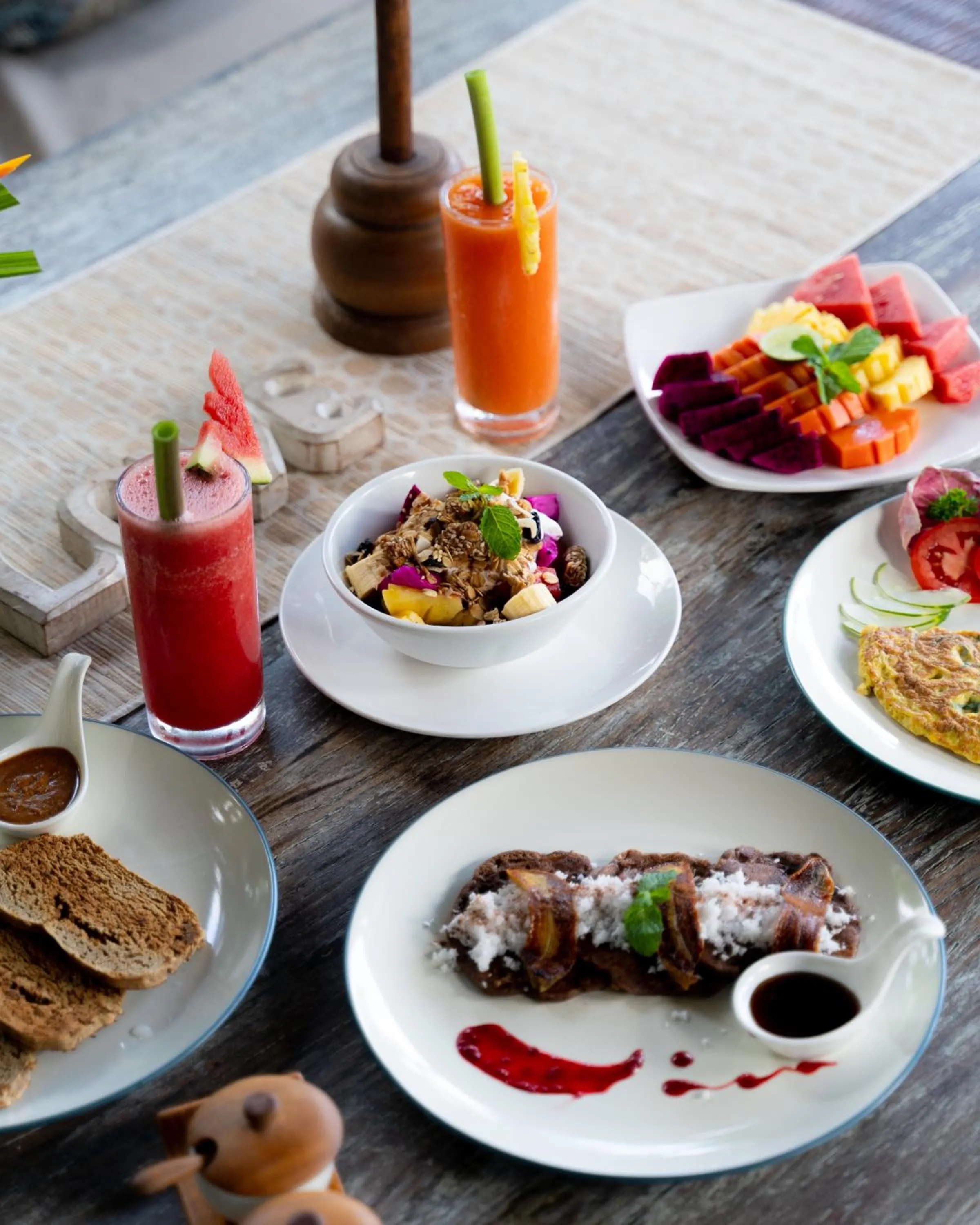 Food and drinks in The Shala Bali