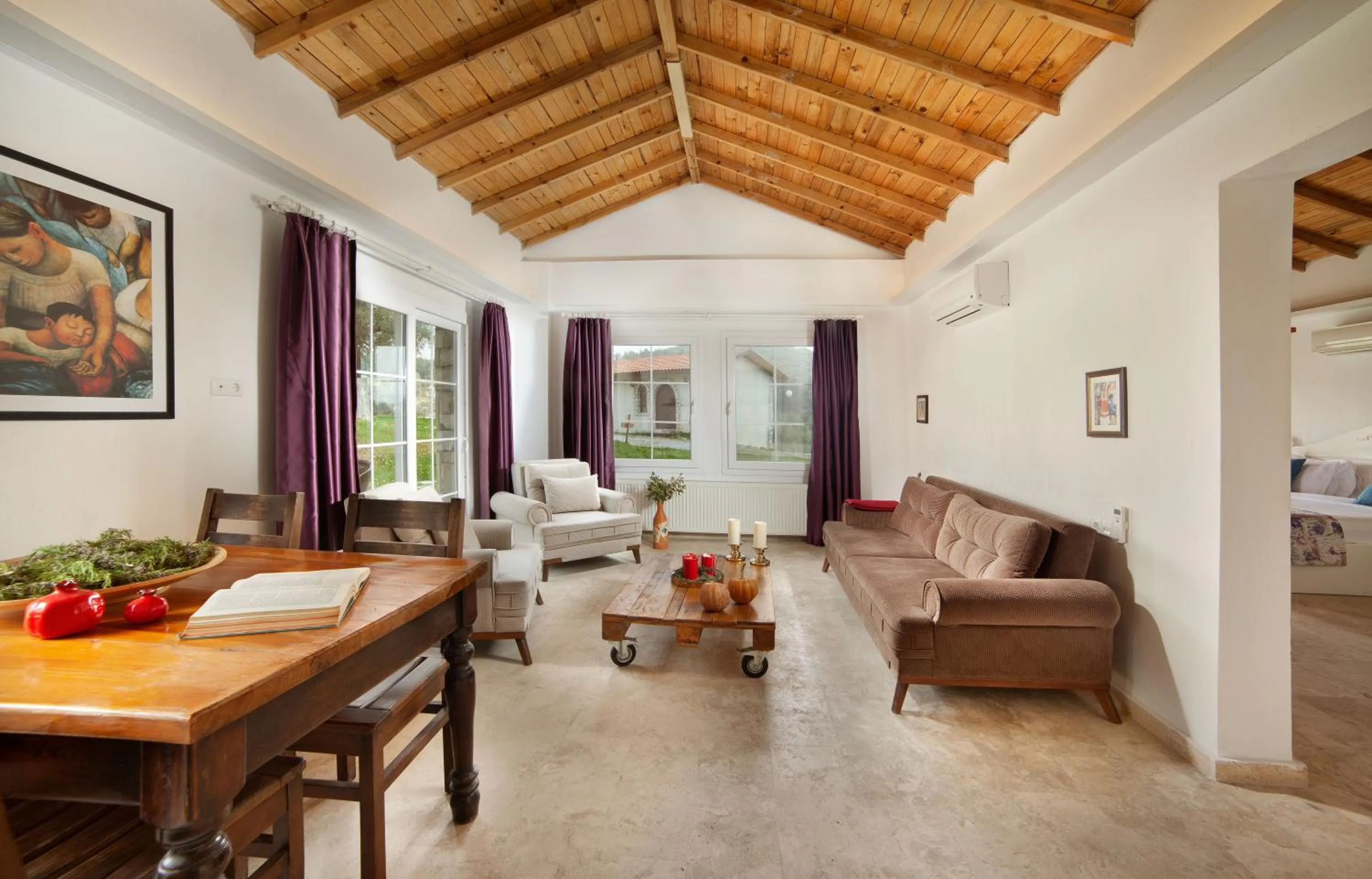 Living room in VINIFERA VINEYARDS HOTEL