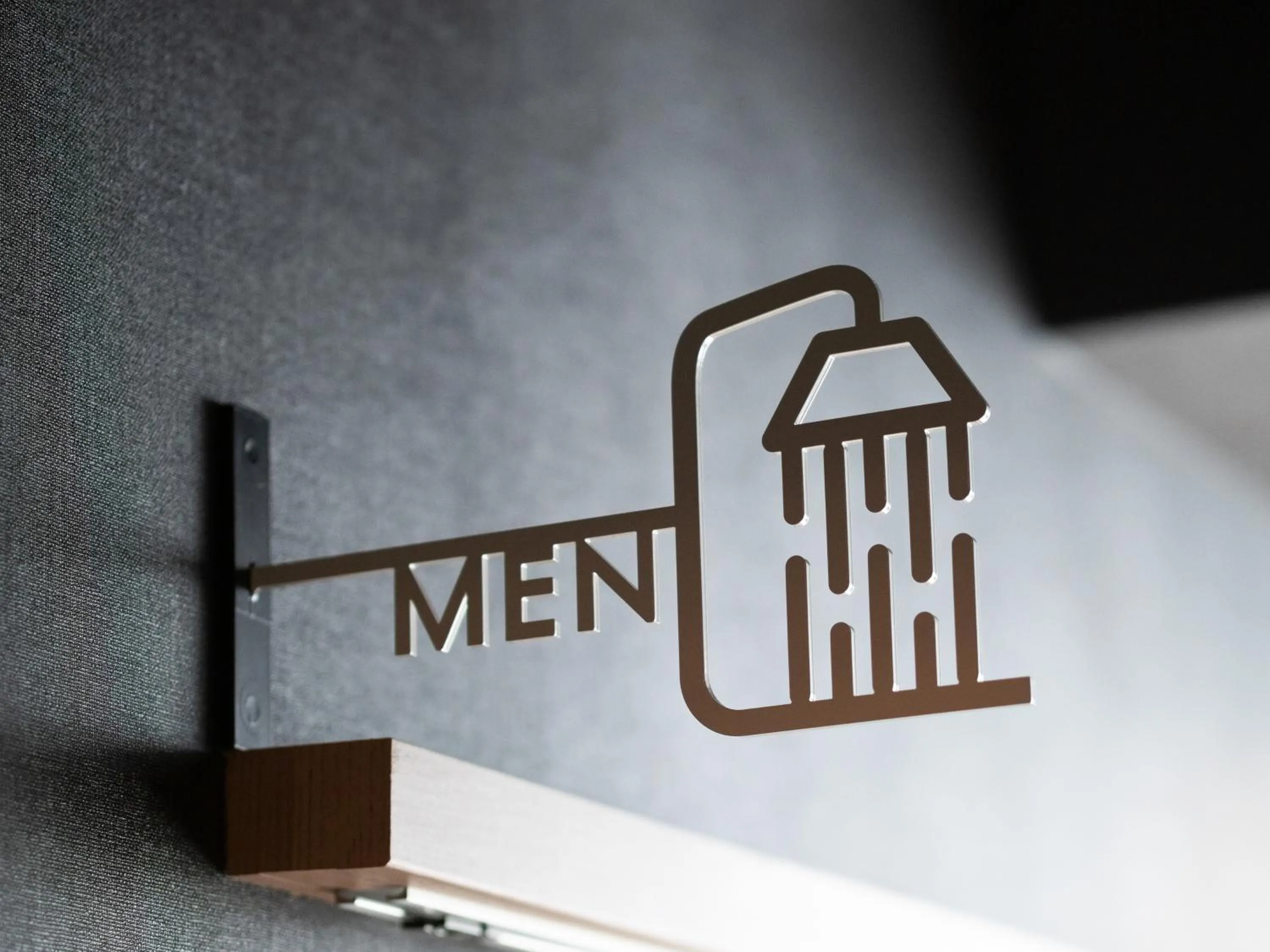 Decorative detail in 9 C Hotel Asahikawa