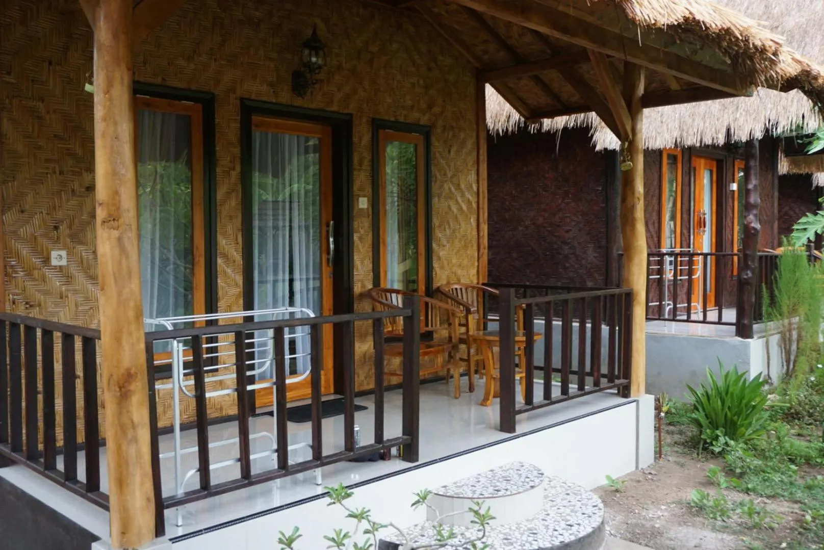Balcony/Terrace in Kubu Artha Bungalow Nusa Penida