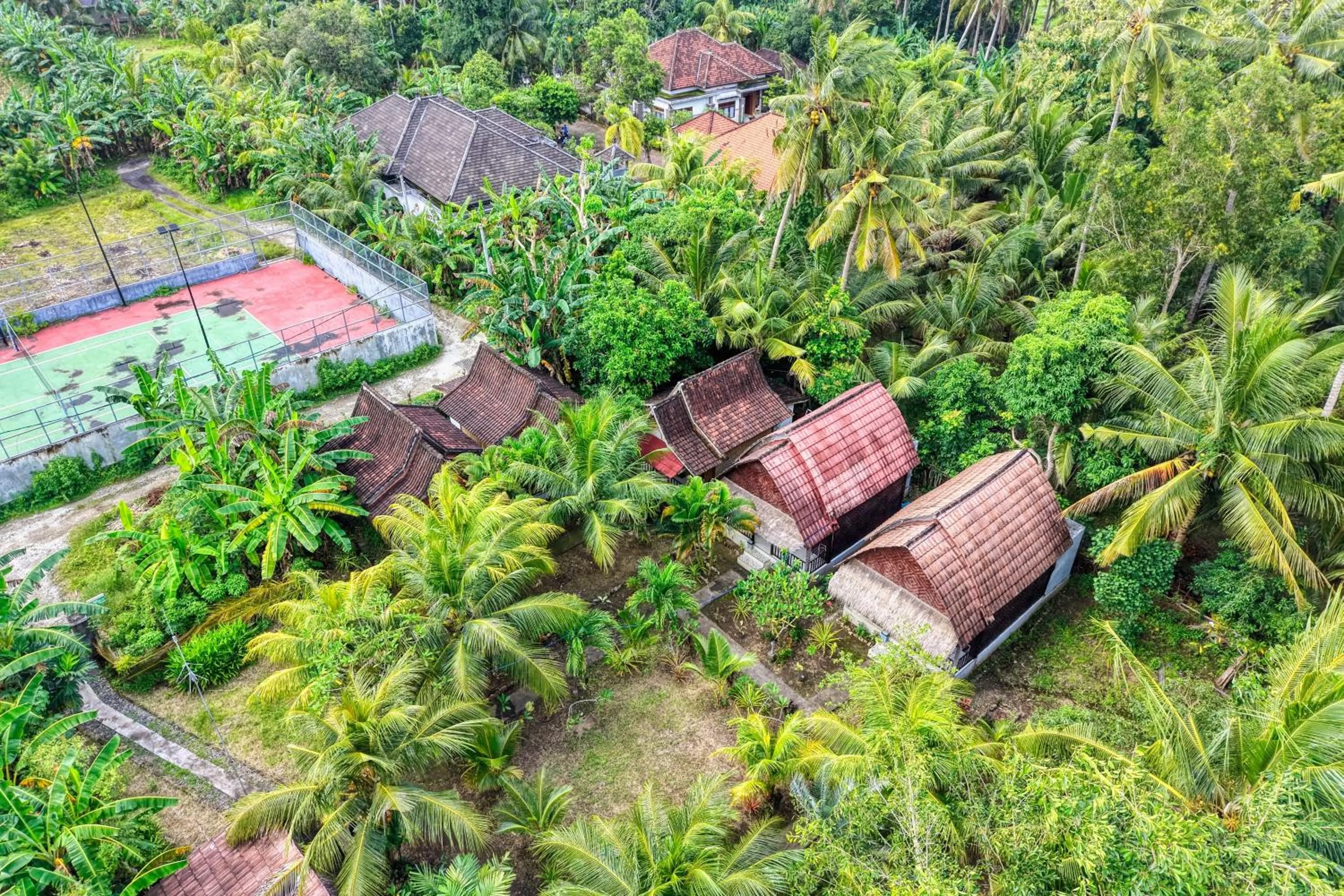 Bird's eye view in Kubu Artha Bungalow Nusa Penida