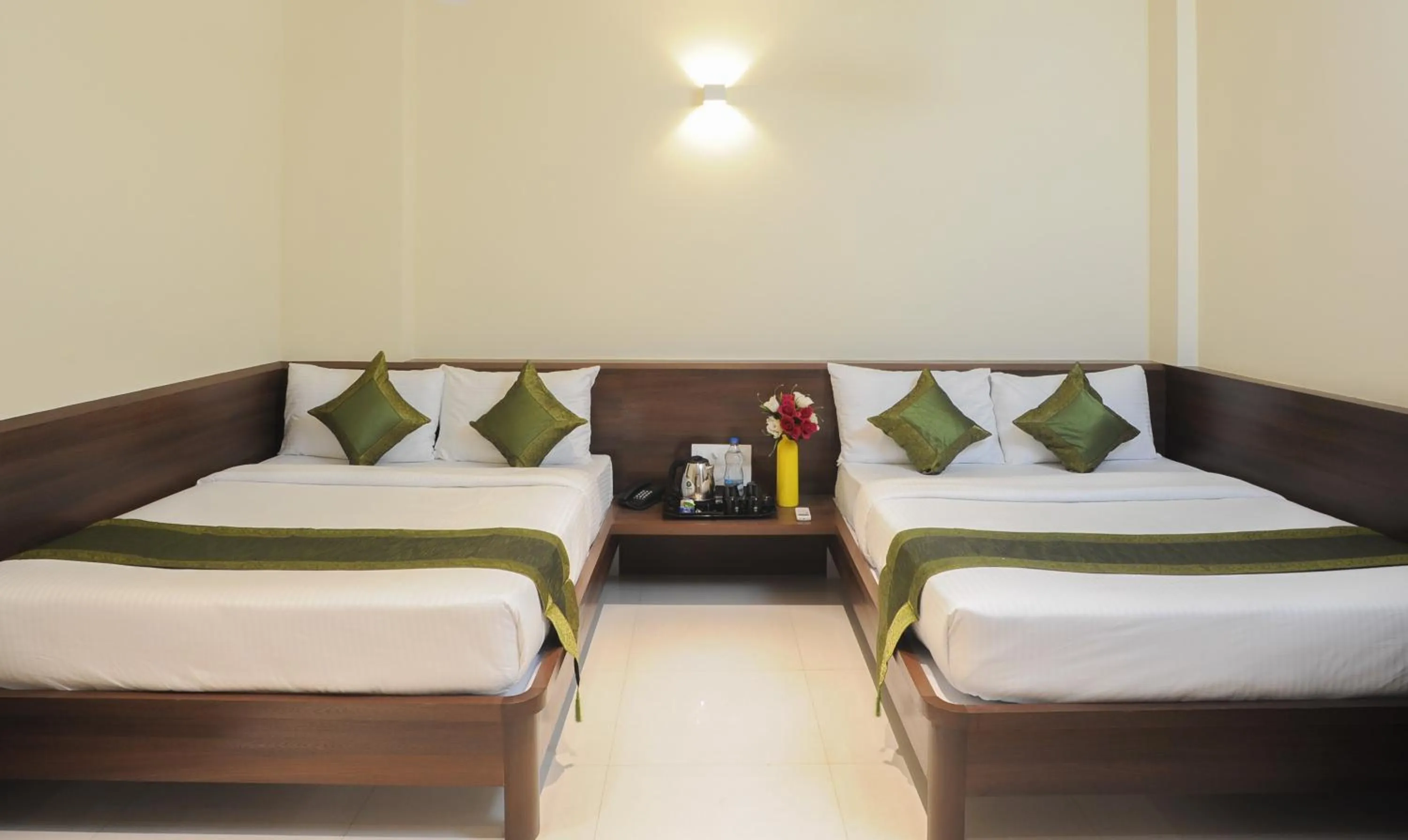 Bedroom, Bed in Treebo Balaji Residency, Kolhapur