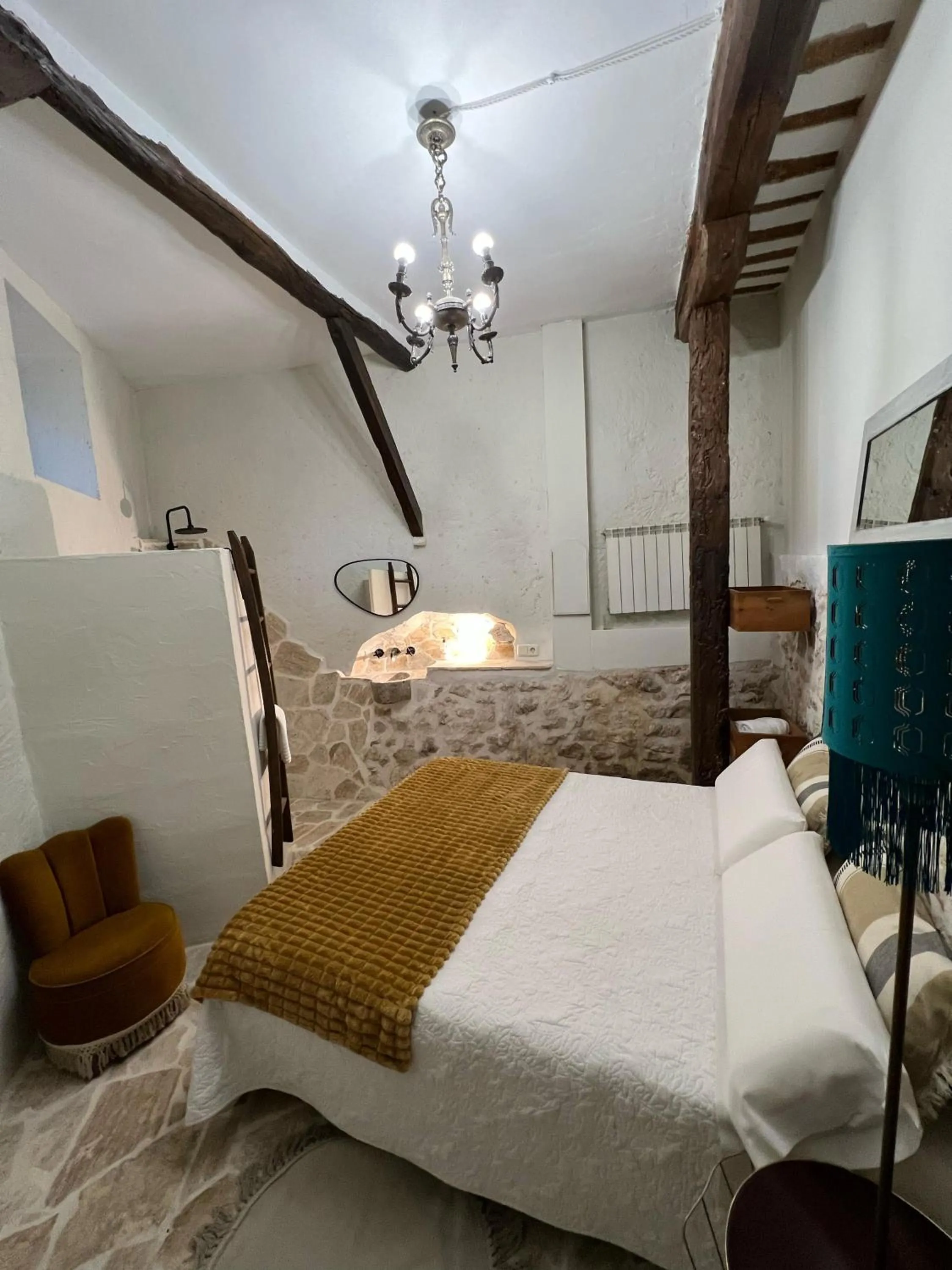 Bedroom, Bed in Casa Rural La Chocolateria