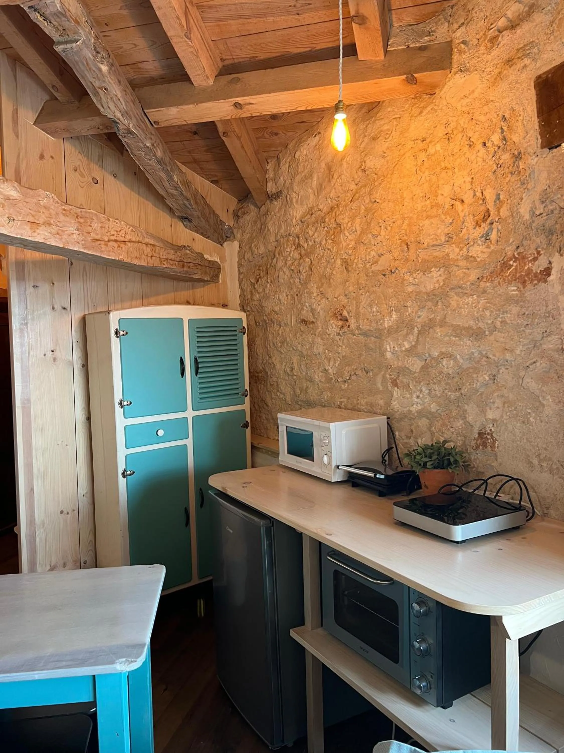 Kitchen or kitchenette in Casa Rural La Chocolateria