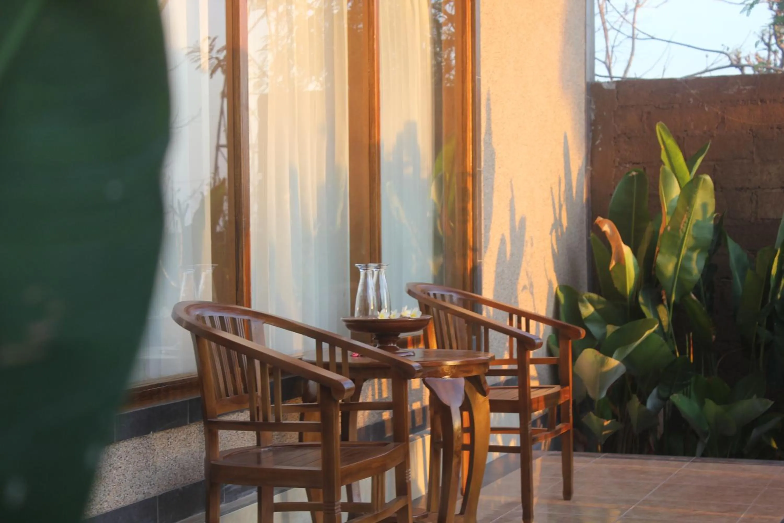 Balcony/Terrace in Eliska Sari Bungalows Sumberkima