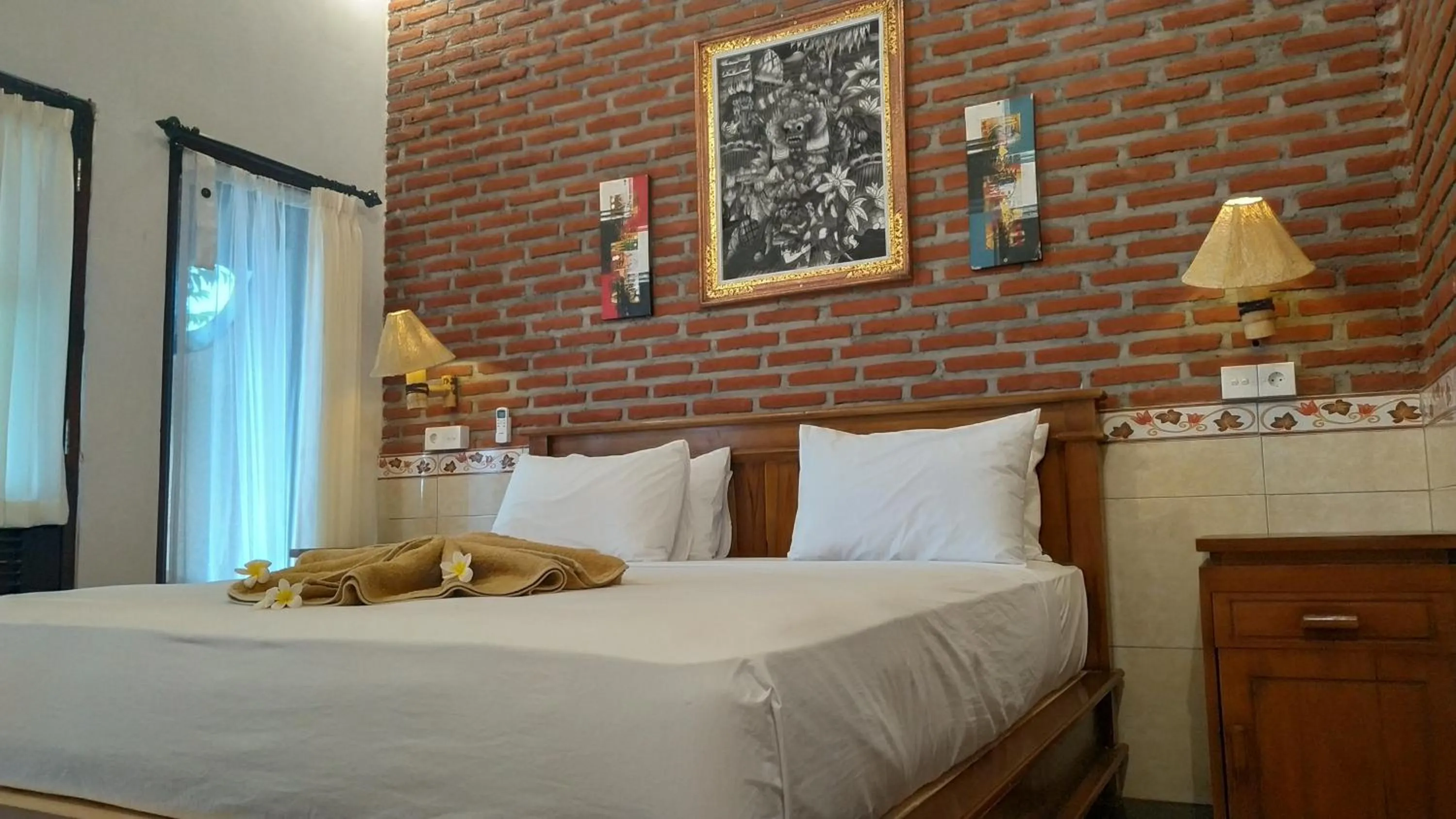 Bedroom, Bed in Eliska Sari Bungalows Sumberkima