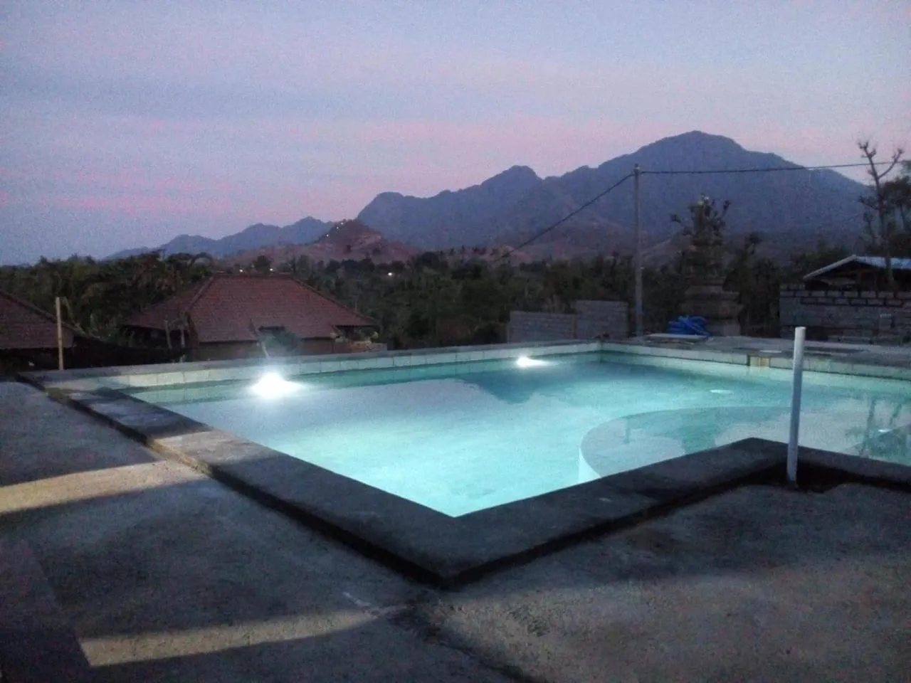 Mountain view in Eliska Sari Bungalows Sumberkima