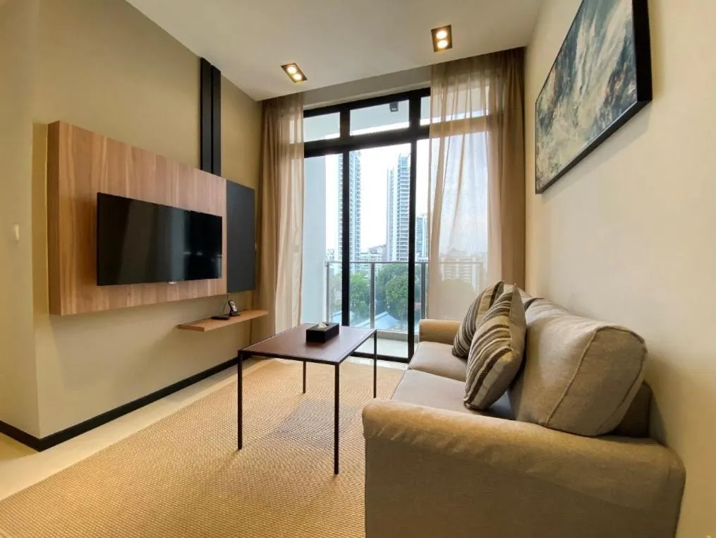 Living room in Momentus Serviced Residences Novena