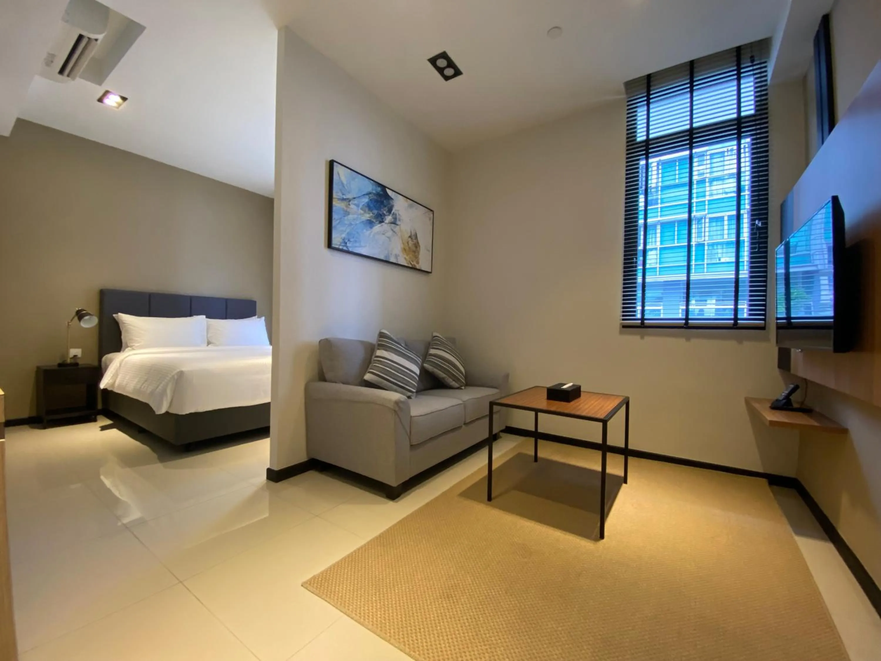 Living room in Momentus Serviced Residences Novena