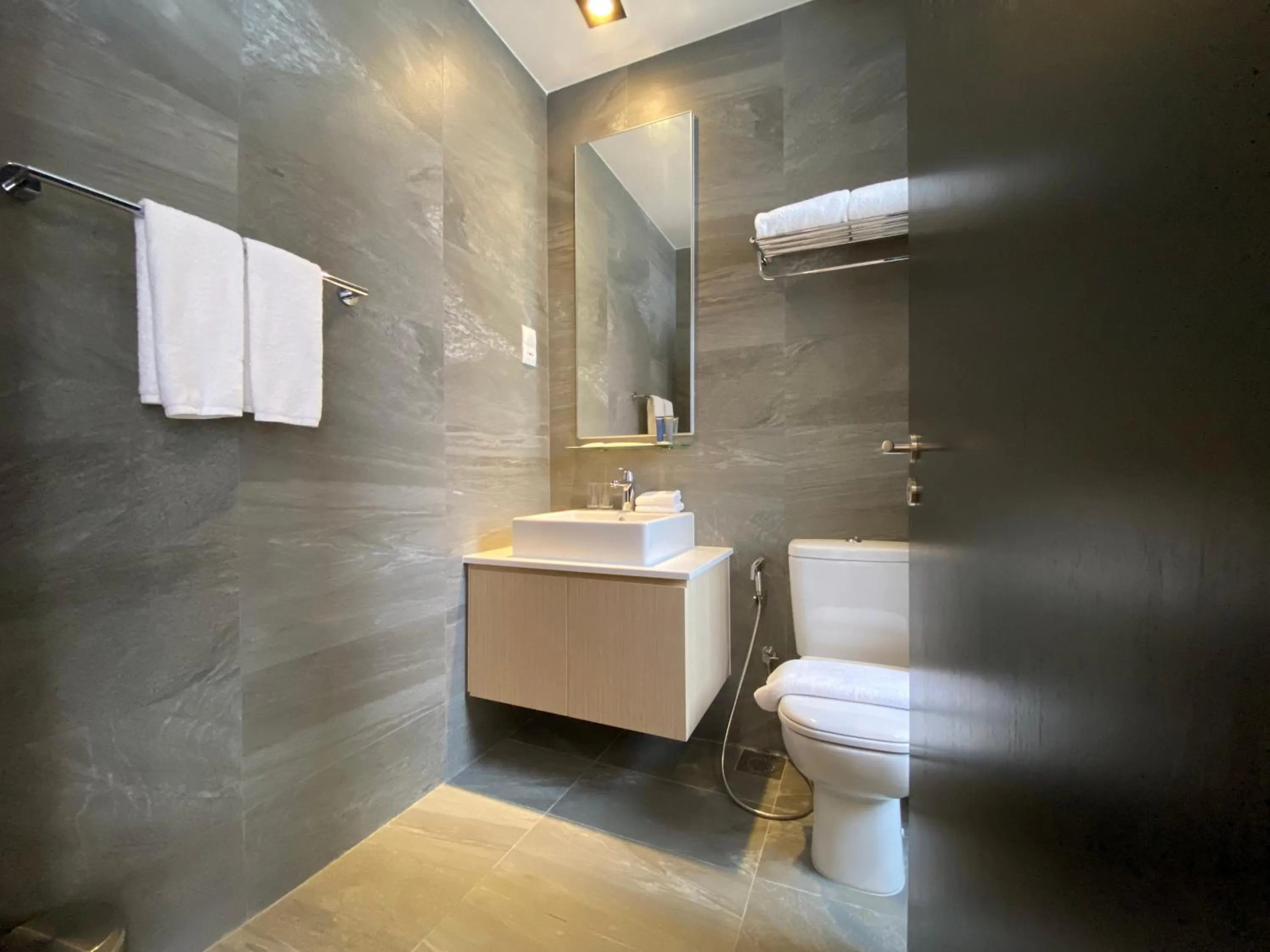 Bathroom in Momentus Serviced Residences Novena